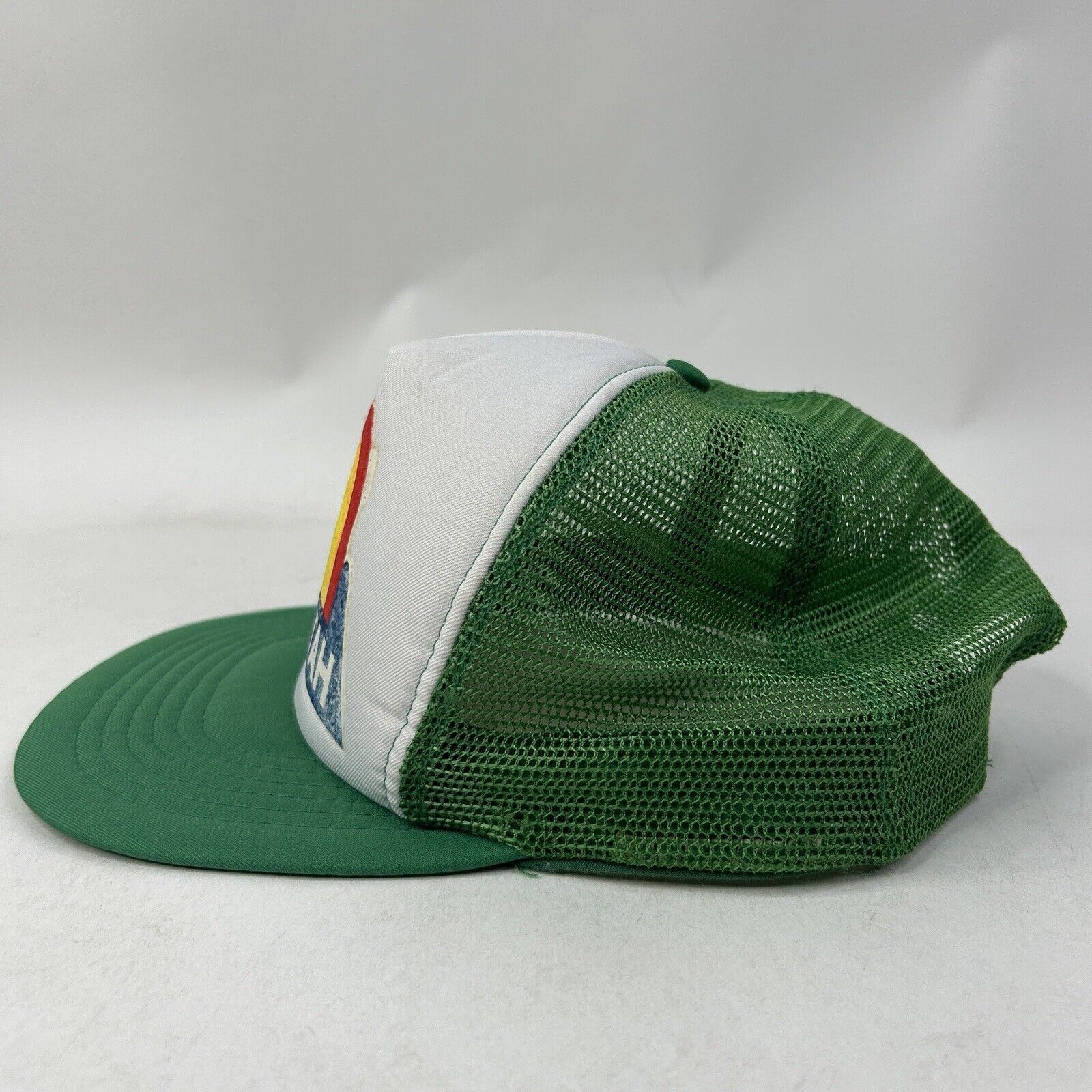 Vintage Vintage “Utah State Rainbow” Snapback Trucker Hat 2024 Size ONE SIZE - 3 Thumbnail