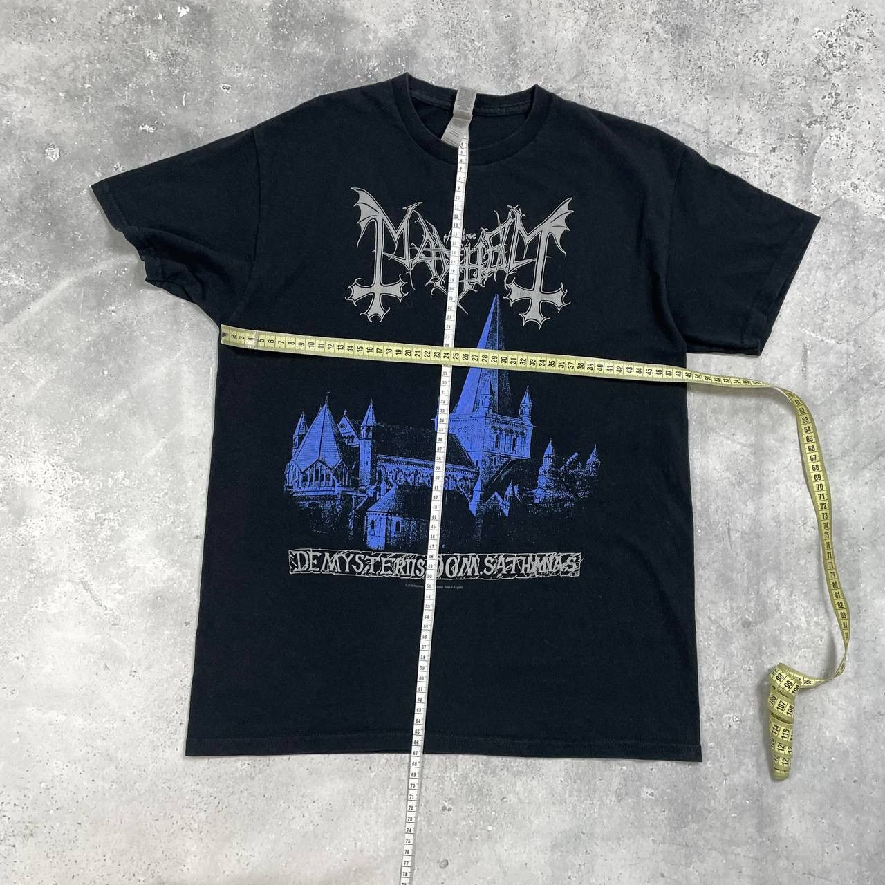 Band Tees 2018 Mayhem "De Mysteriis Dom Sathanas" Album Promo T Shirt Size US M / EU 48-50 / 2 - 12 Thumbnail
