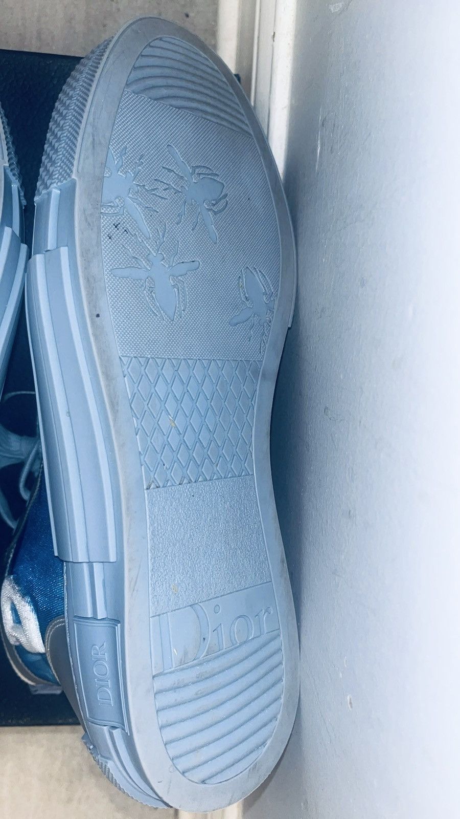 Daniel Arsham × Dior Dior b23 Daniel Arsham blue oblique sneaker Size US 11 / EU 44 - 18 Thumbnail