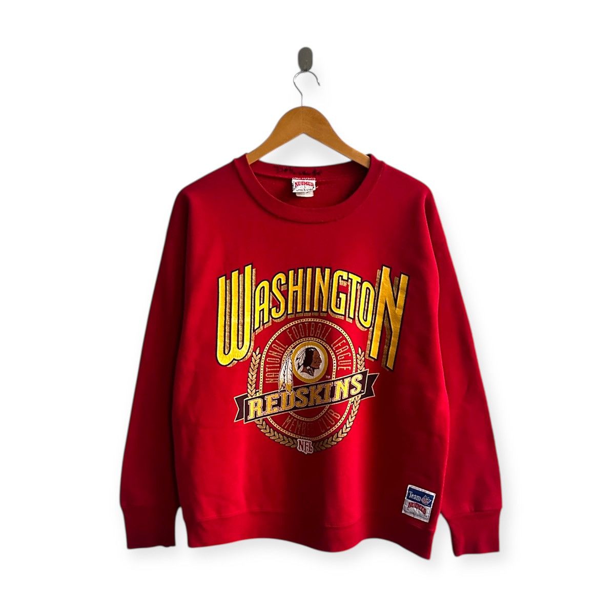 Vintage vintage 90s washington redskins big image promo sweatshirts Size US L / EU 52-54 / 3 - 1 Thumbnail