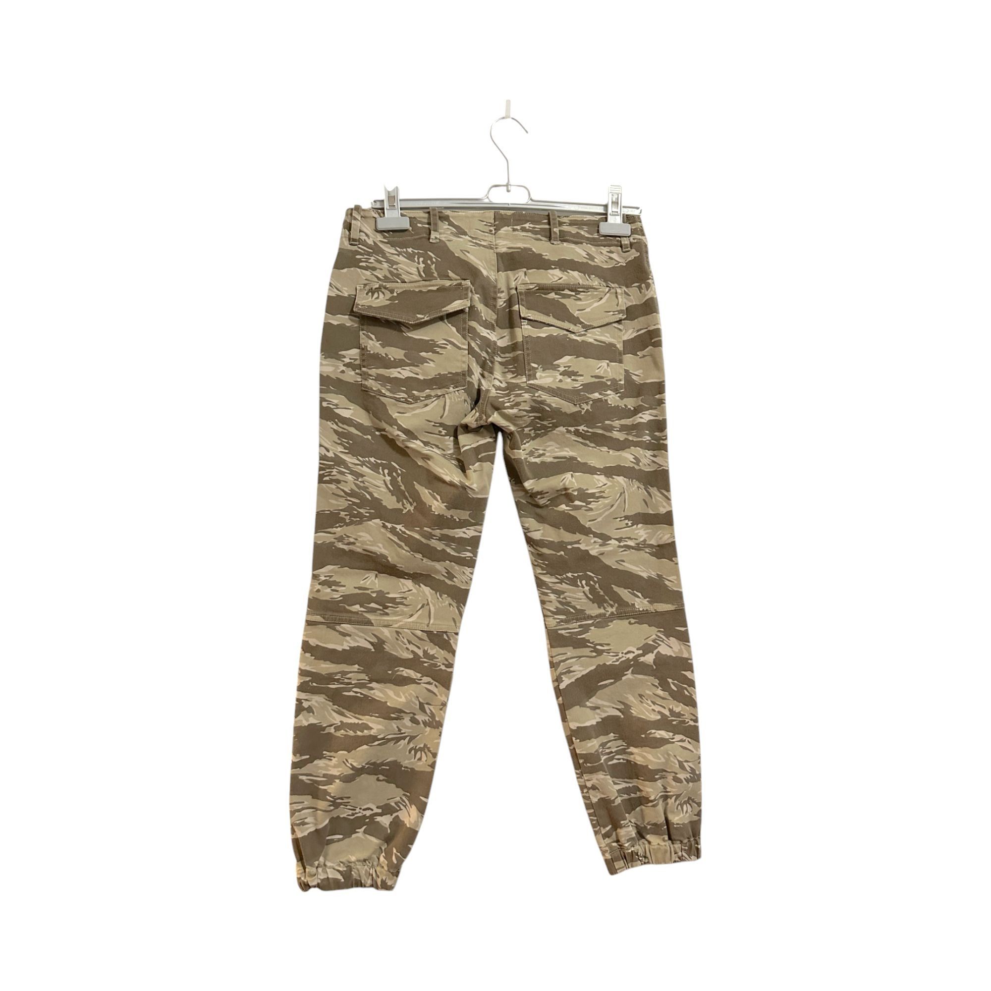 Nili Lotan Nili Lotan Cropped French Military Pant, Khaki Tiger Camo, S Size 28" / US 6 / IT 42 - 2 Thumbnail