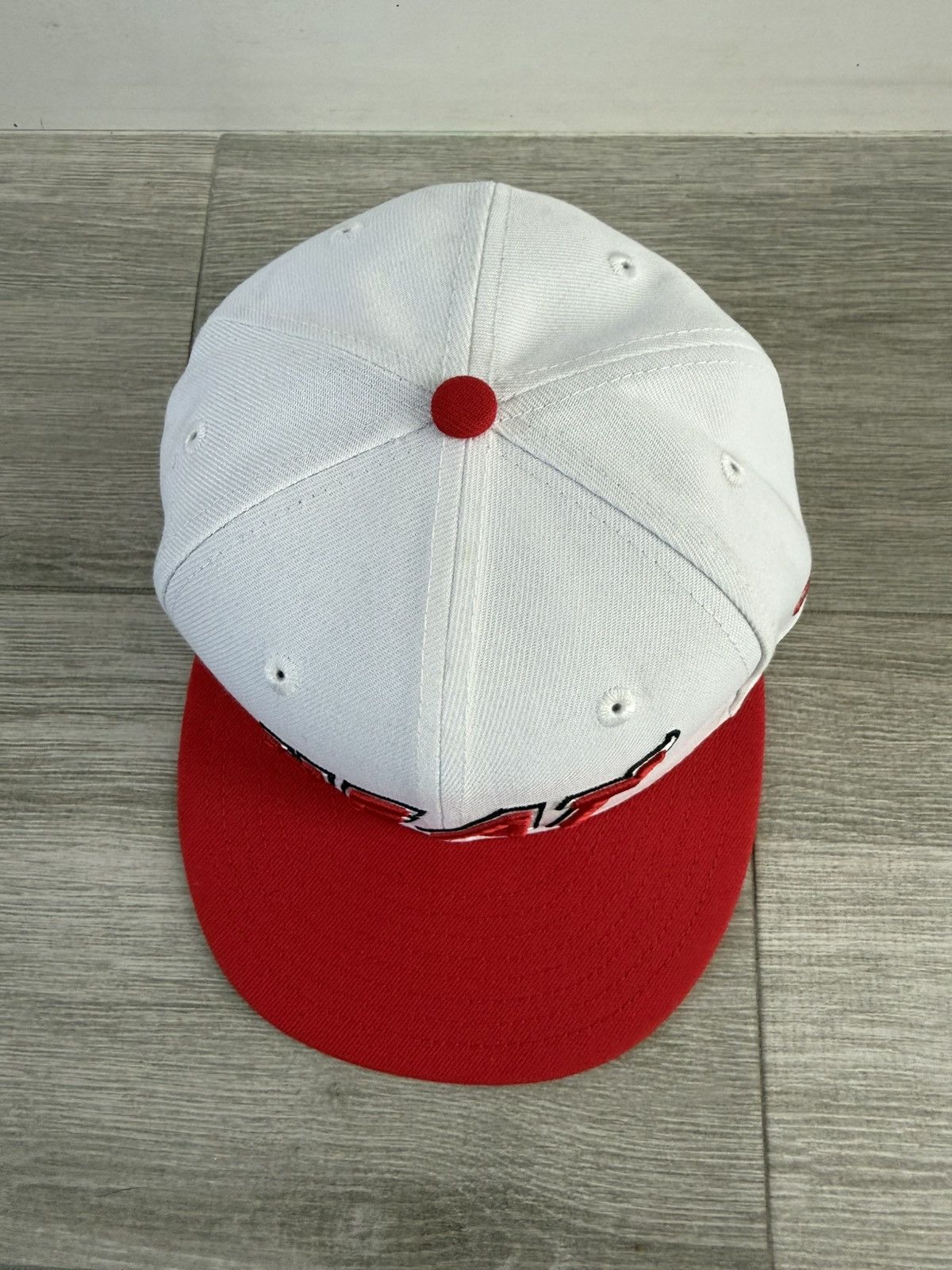 New Era Miami Heat New Era HWC Hardwood Classic White Fitted 7 3/8 Size ONE SIZE - 5 Thumbnail