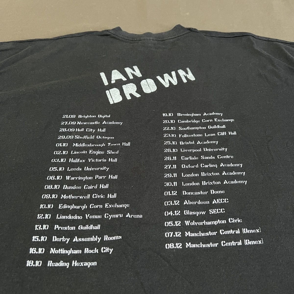 Band Tees × Vintage Vintage Y2K Ian Brown Tour Promo Tee XL Faded Alternative Size US XL / EU 56 / 4 - 8 Thumbnail