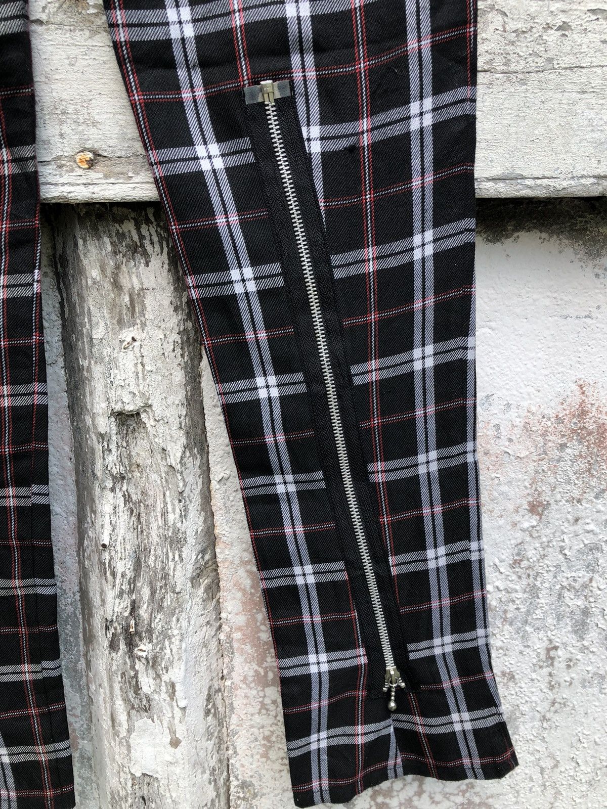 Japanese Brand × Seditionaries IDEA Tokyo Bondage Multi-zipper Checkered Pant Size US 30 / EU 46 - 9 Thumbnail