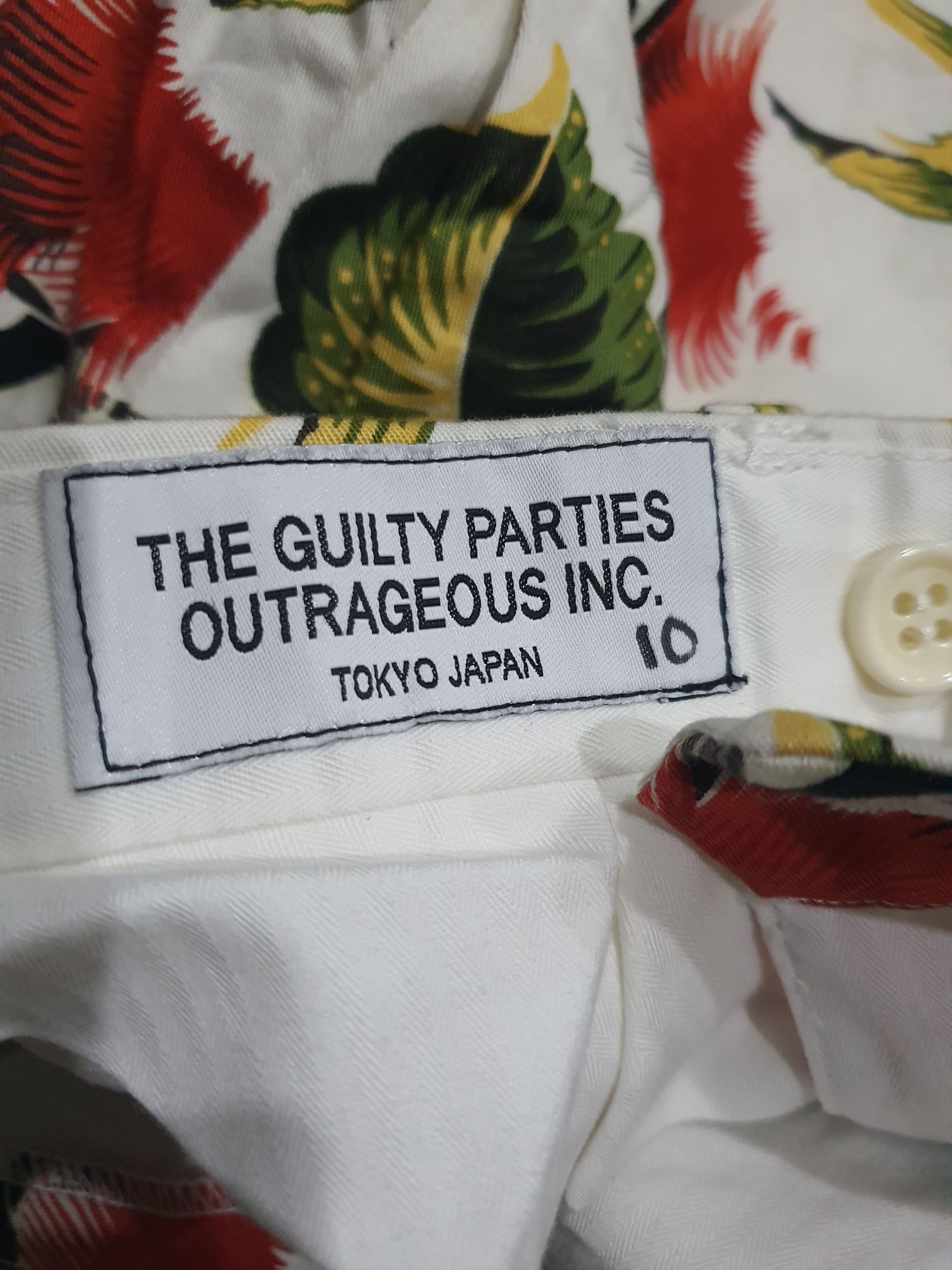 Wacko Maria SS13 WACKO MARIA Guilty Parties Black Panther Print Shorts Size US 34 / EU 50 - 6 Thumbnail
