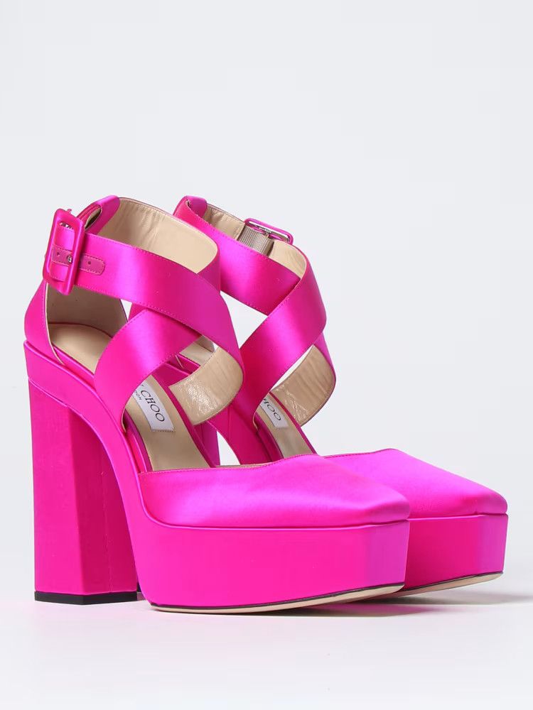 Jimmy Choo o1y0326 Pumps in Fuchsia Size US 8.5 / IT 38.5 - 2 Thumbnail