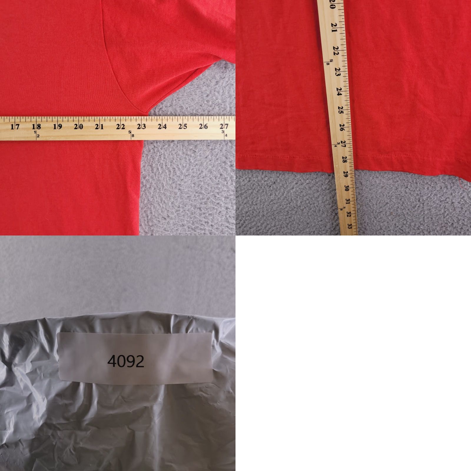 Vintage VINTAGE Screen Stars Shirt Mens XL Red USA Solid Short Sleeve Crew Neck Regular Fit DC Made USA Size US XL / EU 56 / 4 - 8 Thumbnail