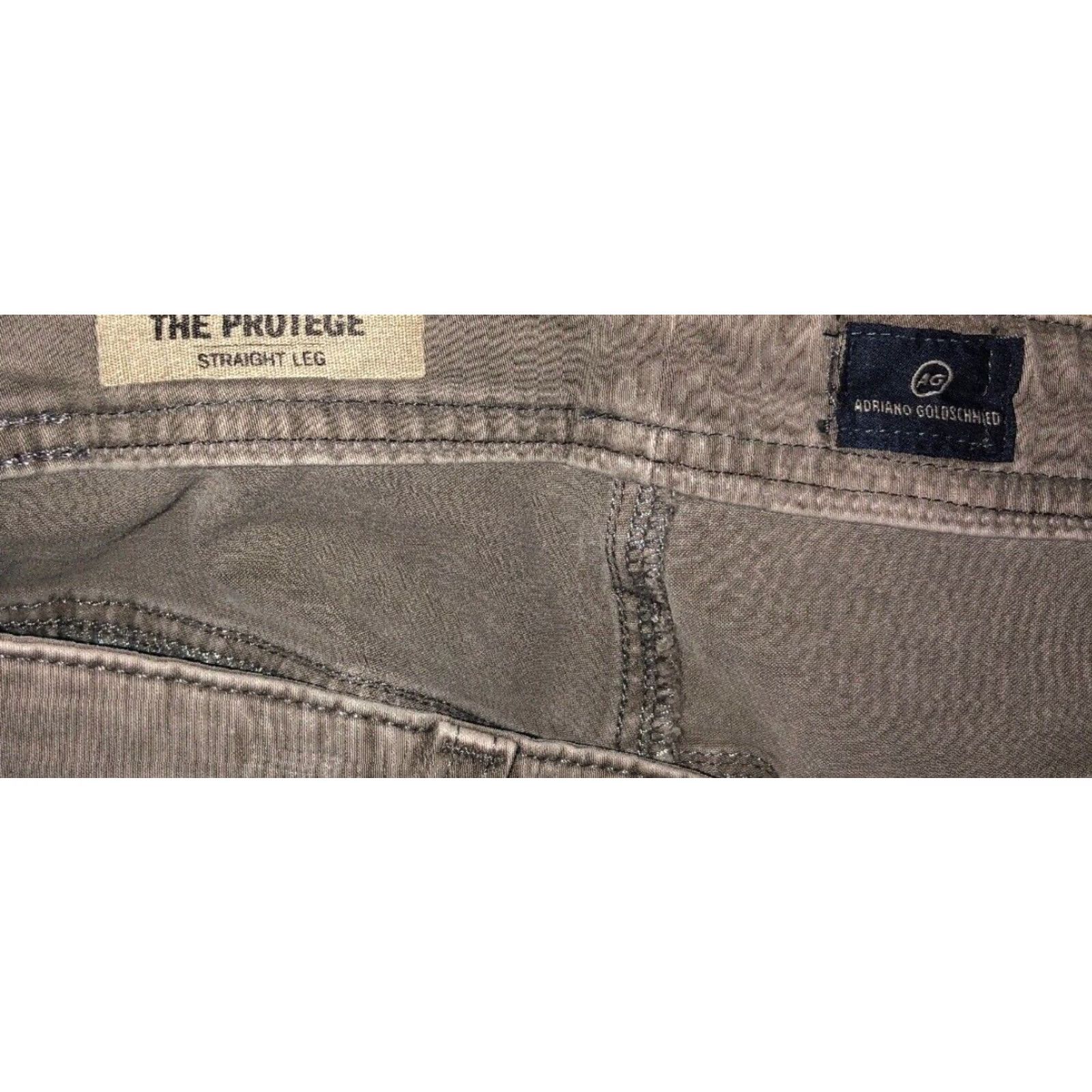 Vintage VINTAGE? (no) The Protege Straight Leg Pants - Adriano Goldschmied - Men - Trousers - 36x34 - Gray - Casual Pants - Mens Size US 36 / EU 52 - 7 Thumbnail