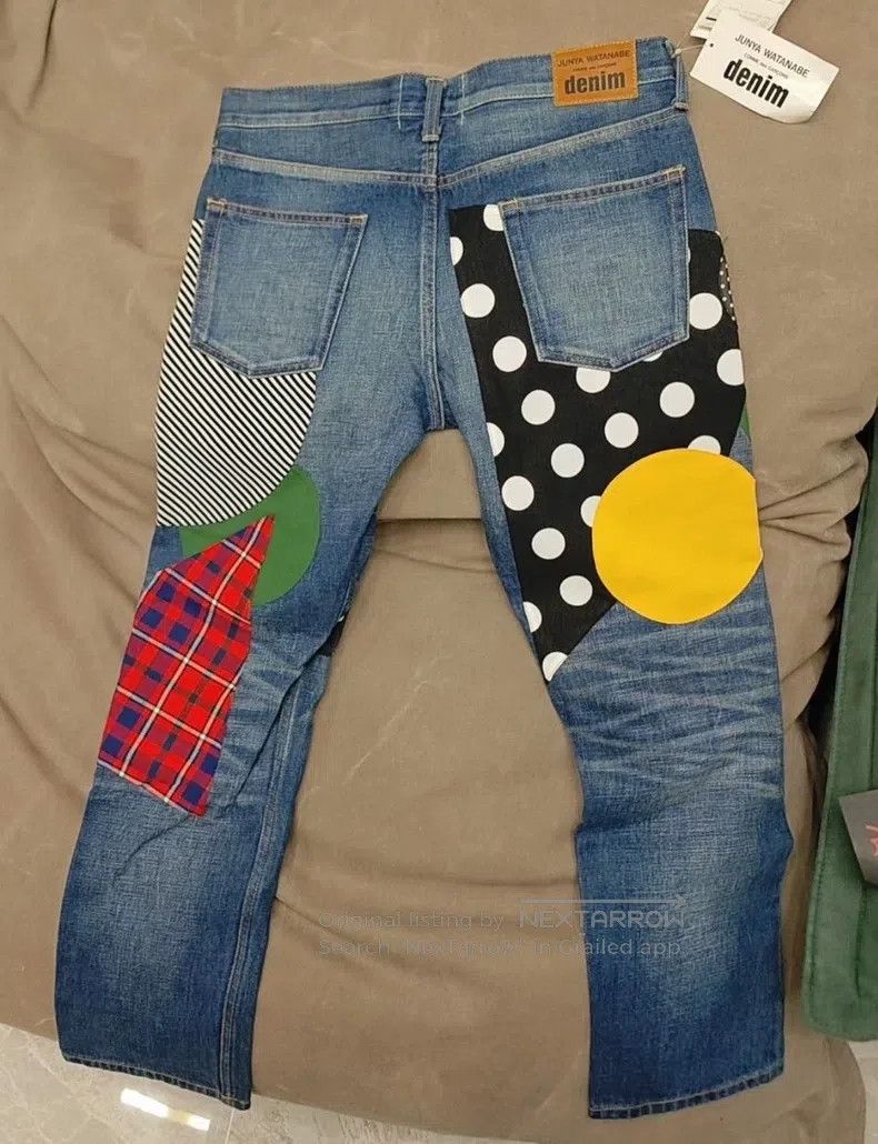 Junya Watanabe Junya Watanabe size S Patchwork denim pants Size 23" - 4 Thumbnail
