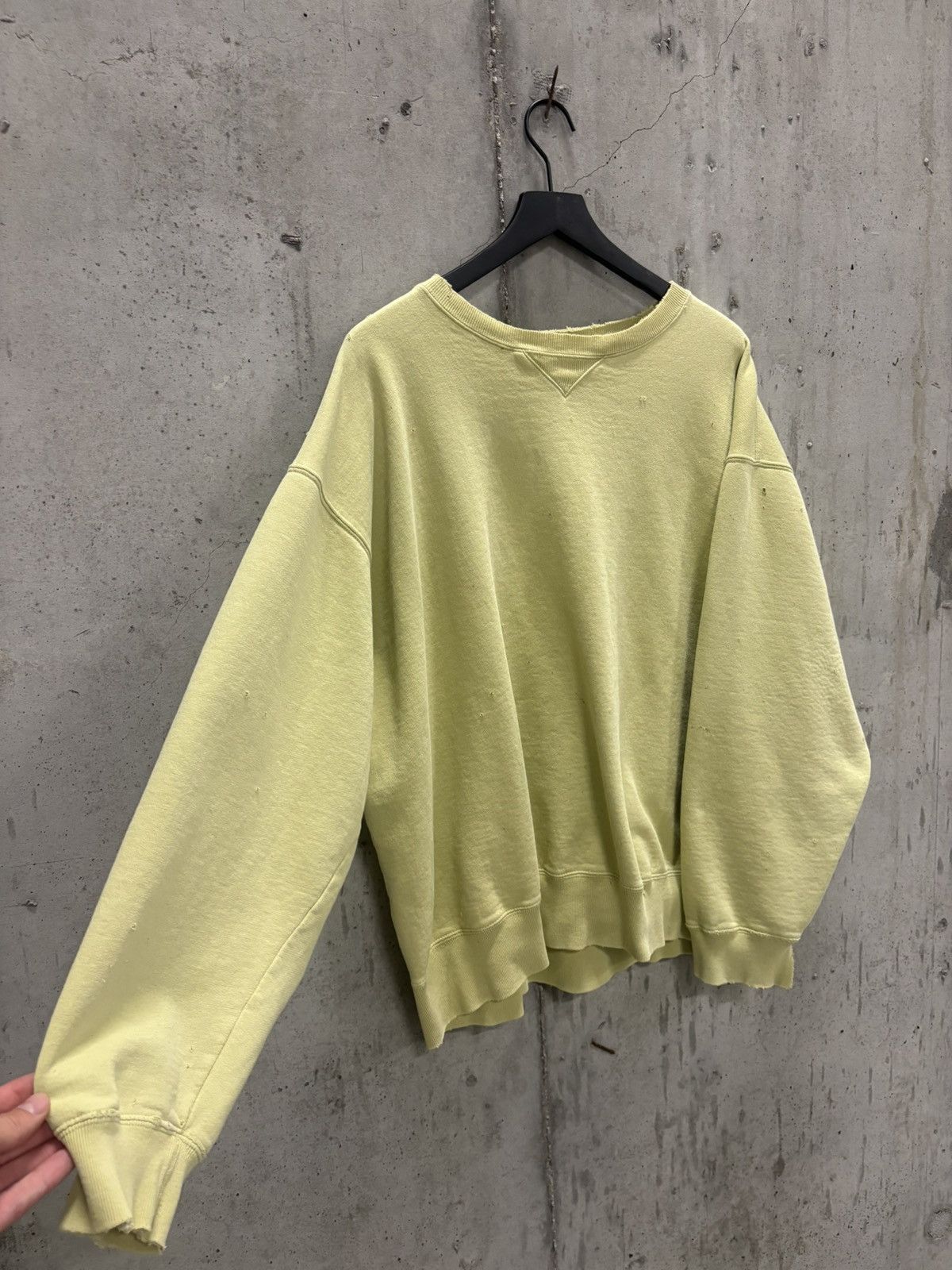 Vintage Vintage Blank Sweatshirt Thrashed Faded Distressed Grunge Size US XXL / EU 58 / 5 - 6 Thumbnail