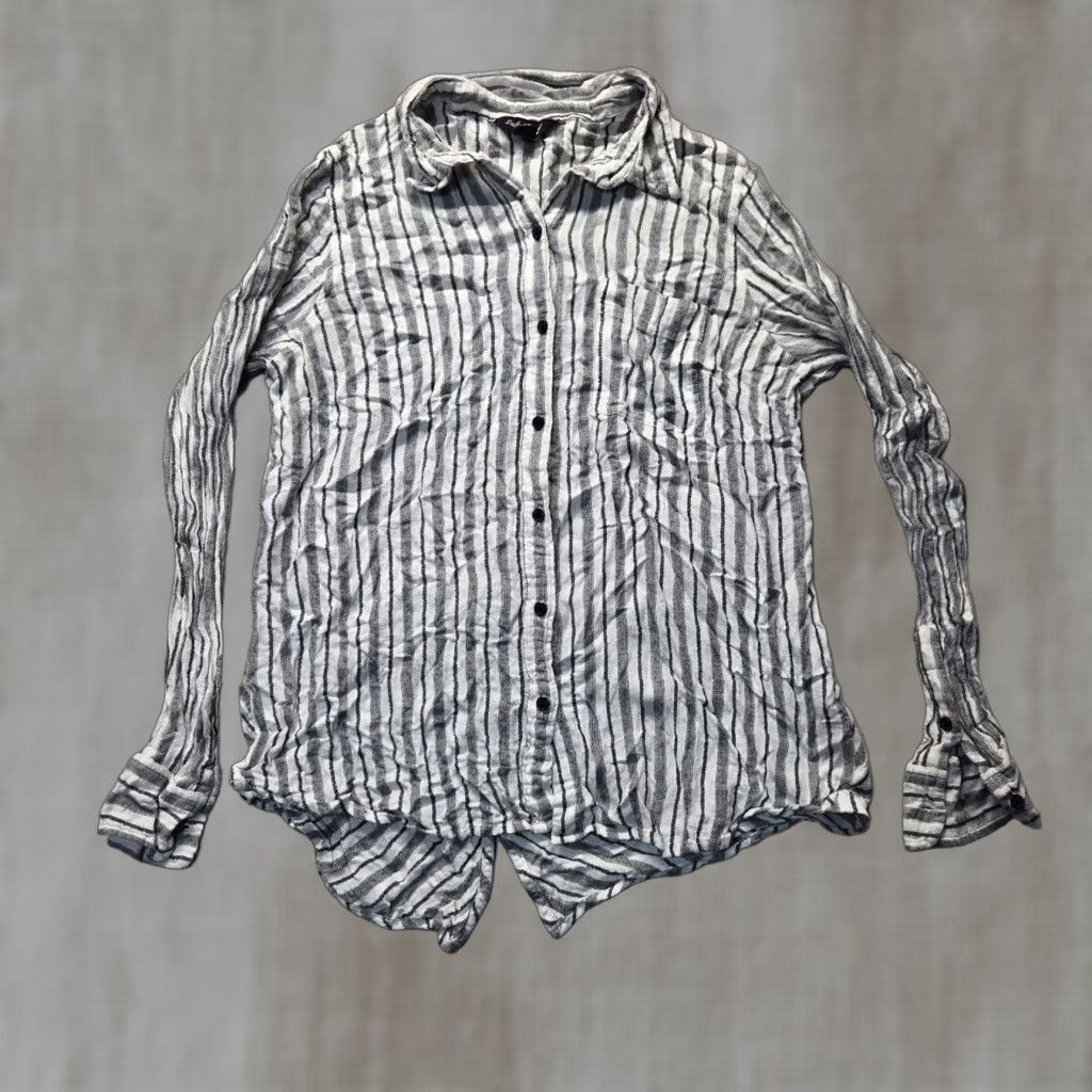Lucky Brand Lucky Brand Shirt Adult Medium Gray Button-Down Long Sleeve Mens Size US M / EU 48-50 / 2 - 1 Thumbnail