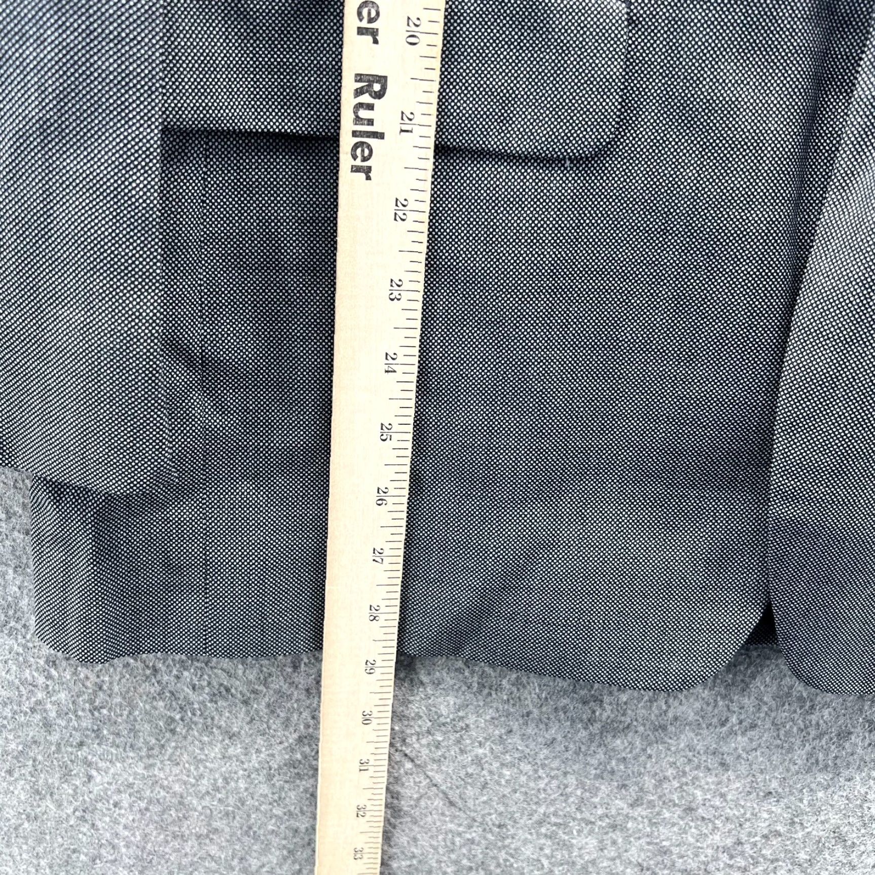Ralph Lauren Lauren Ralph Lauren Blazer Sport Coat Jacket Mens 40S Gray Wool Short Short Coat Two-Button Two-Button Jacket Mens Vintage N/A Size US 40 / EU 56 - 7 Thumbnail