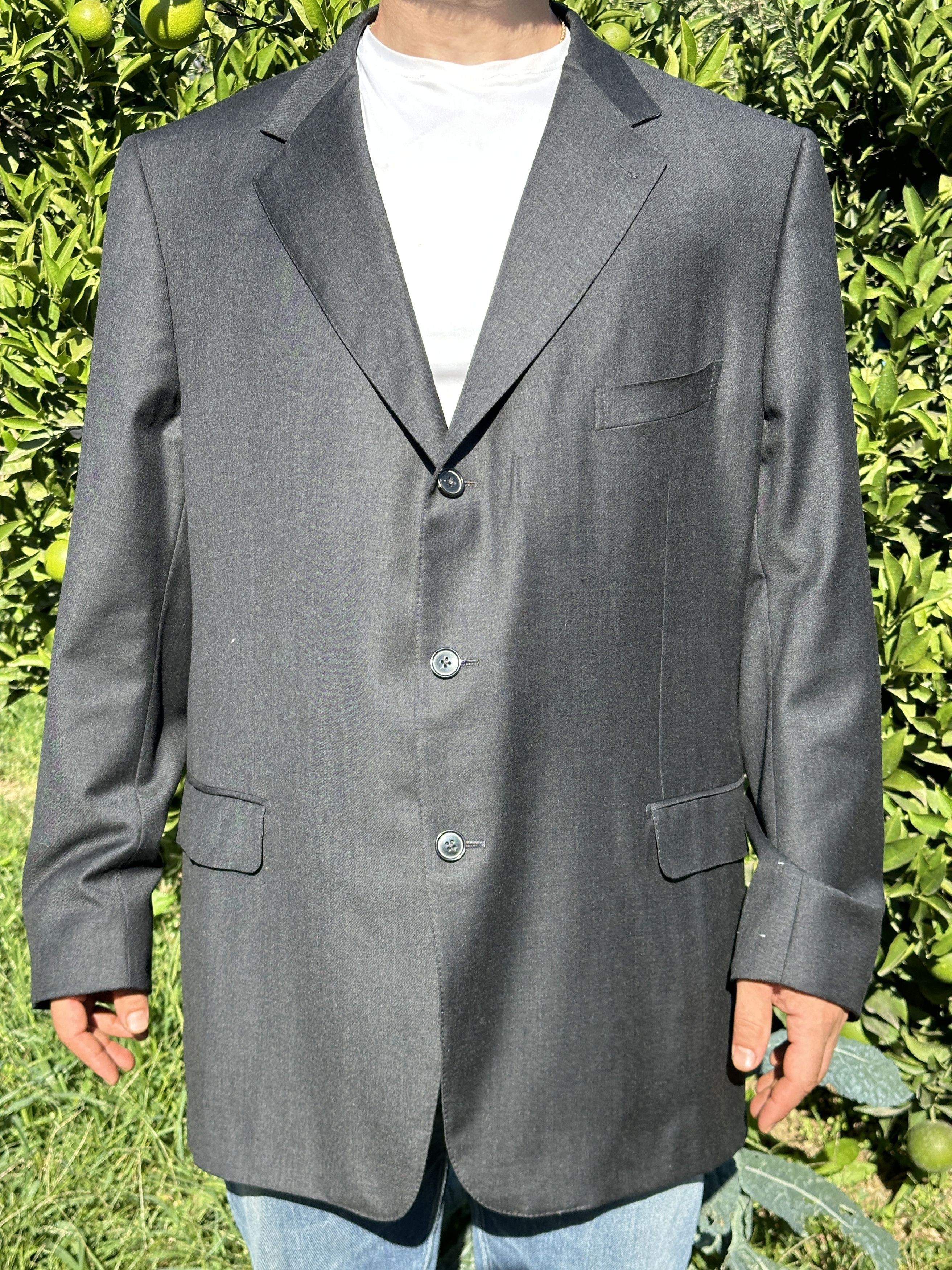 Ermenegildo Zegna Ermenegildo Zegna Su Misura Suit Costume Formal Size 62 R Size 54L - 13 Thumbnail