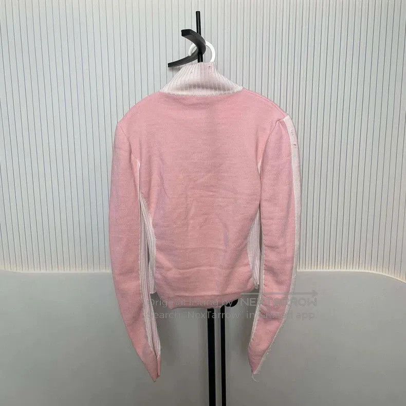 Balenciaga Balenciaga Pink Knit Jacket M. Size US M / EU 48-50 / 2 - 4 Thumbnail