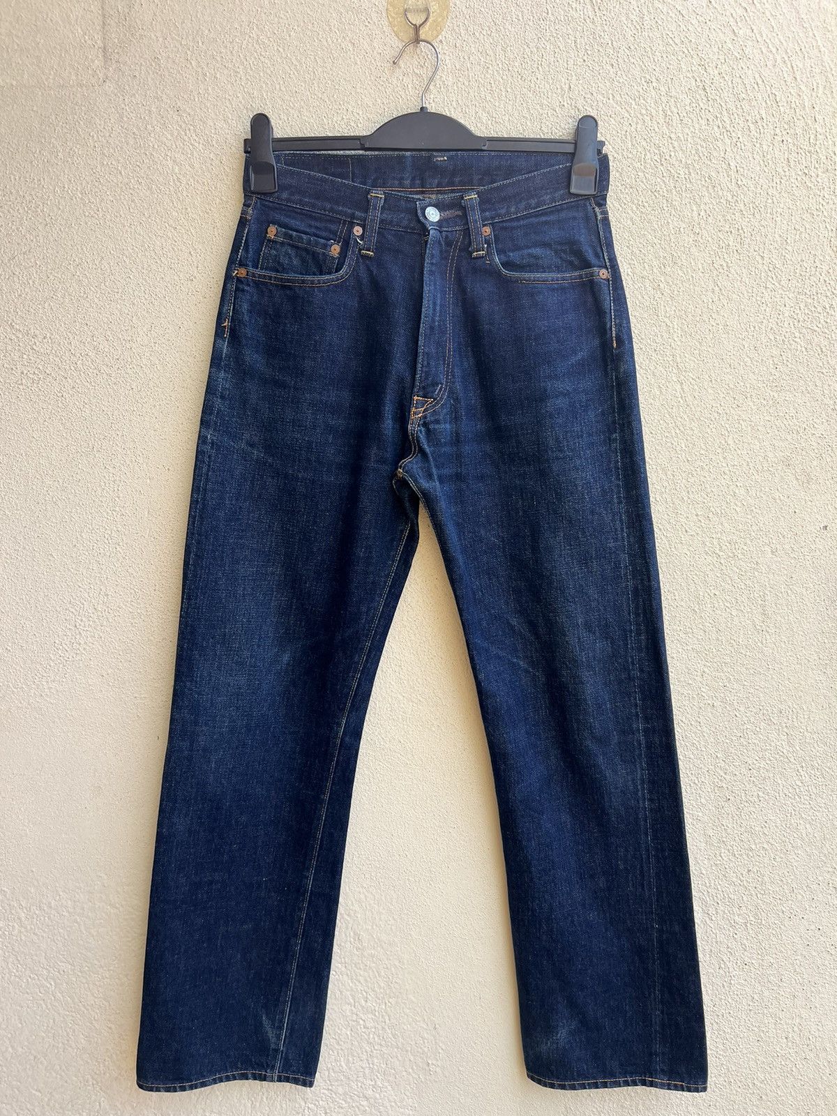 Denime × Japanese Brand Vintage DENIME Japan Fade Denim Selvedge Jeans Size US 29 - 23 Thumbnail