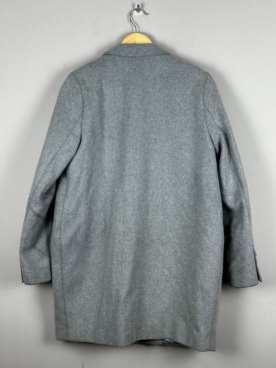 Japanese Brand Luxury Sessun Sky Blue Wool Womans Coat Size XS / US 0-2 / IT 36-38 - 11 Thumbnail
