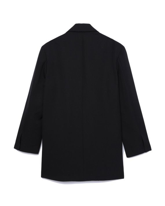 Jil Sander o1y1124 Single-Breasted Wool Blazer in Black Size US S / EU 44-46 / 1 - 6 Thumbnail