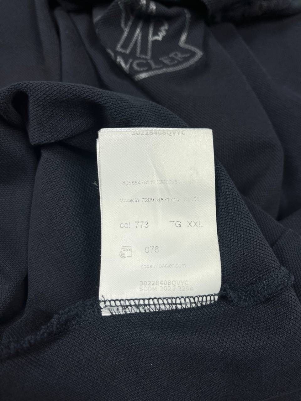 Moncler Moncler Men's Polo Shirt Black XXL Maglia Polo Manica Corta Size US XXL / EU 58 / 5 - 11 Thumbnail