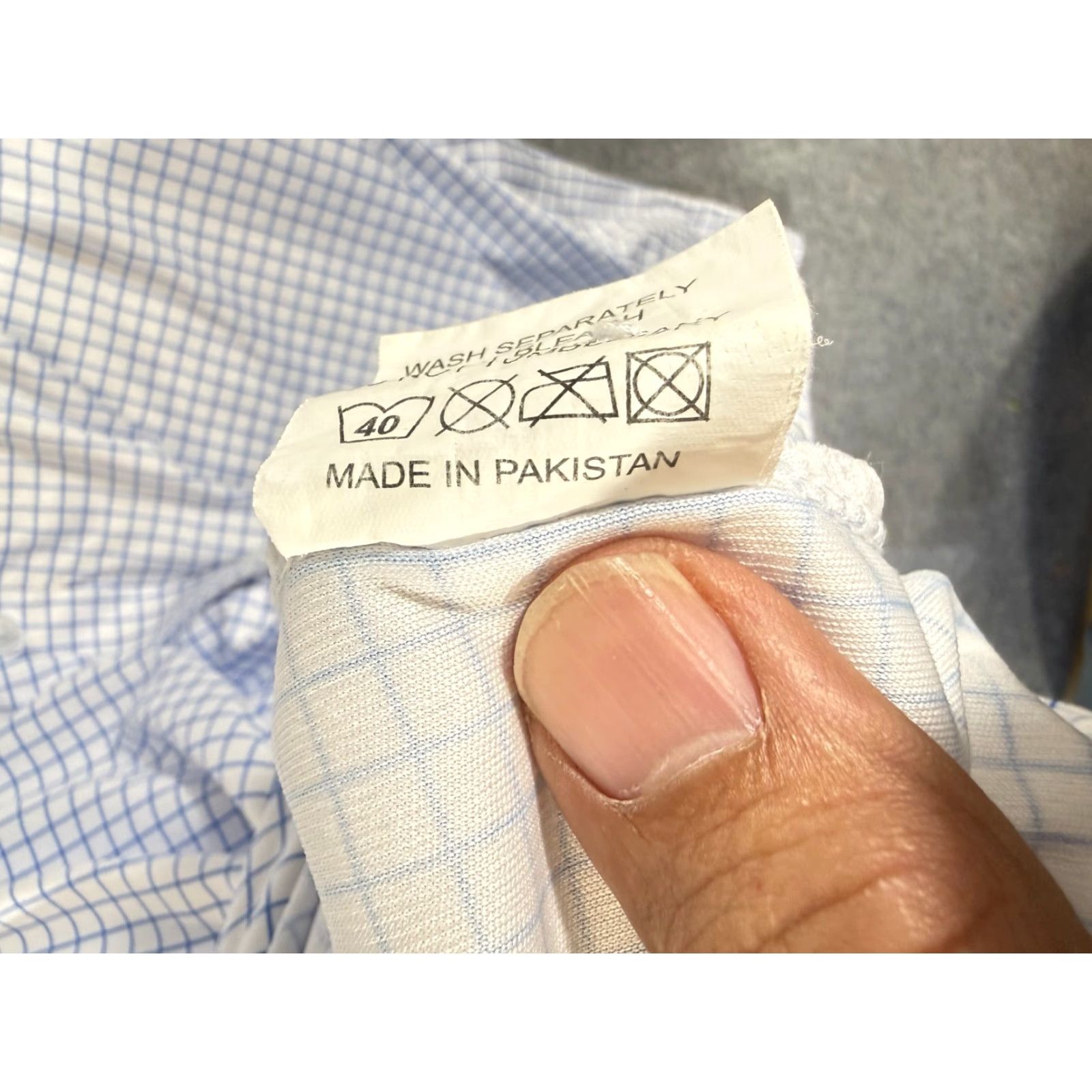 Vintage Collars & Co Shirt Mens XL Blue White Check Dress Collar Polo Short Sleeve Size US XL / EU 56 / 4 - 7 Thumbnail