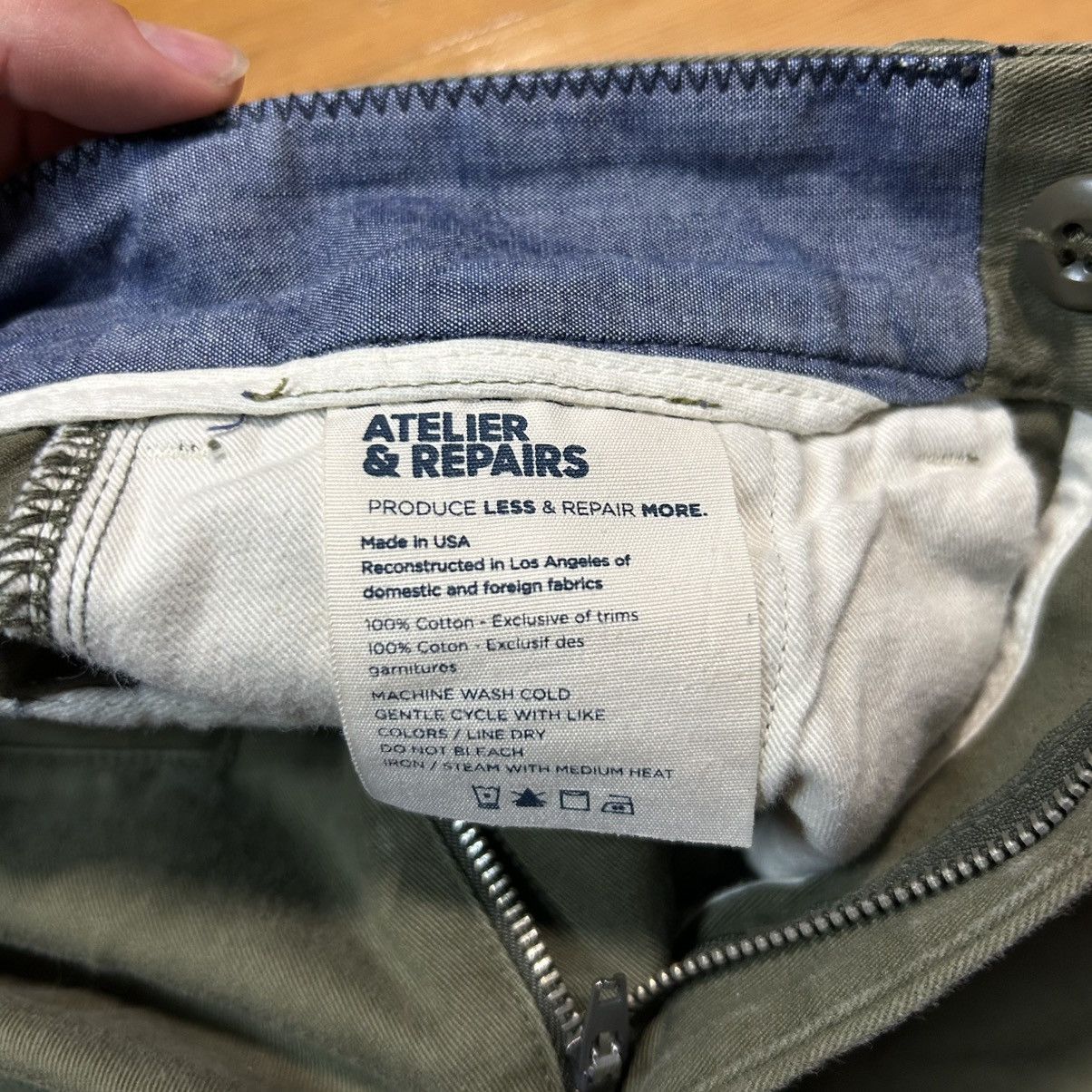 Atelier & Repairs × Vintage Atilier & Repair 1/1 Refurbished Trousers Size US 30 / EU 46 - 6 Thumbnail
