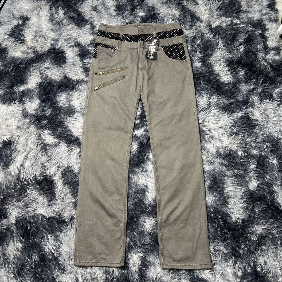 Japanese Brand Back&Forth Japanese Brand Double Waist Cargo Pants Size US 31 - 1 Thumbnail