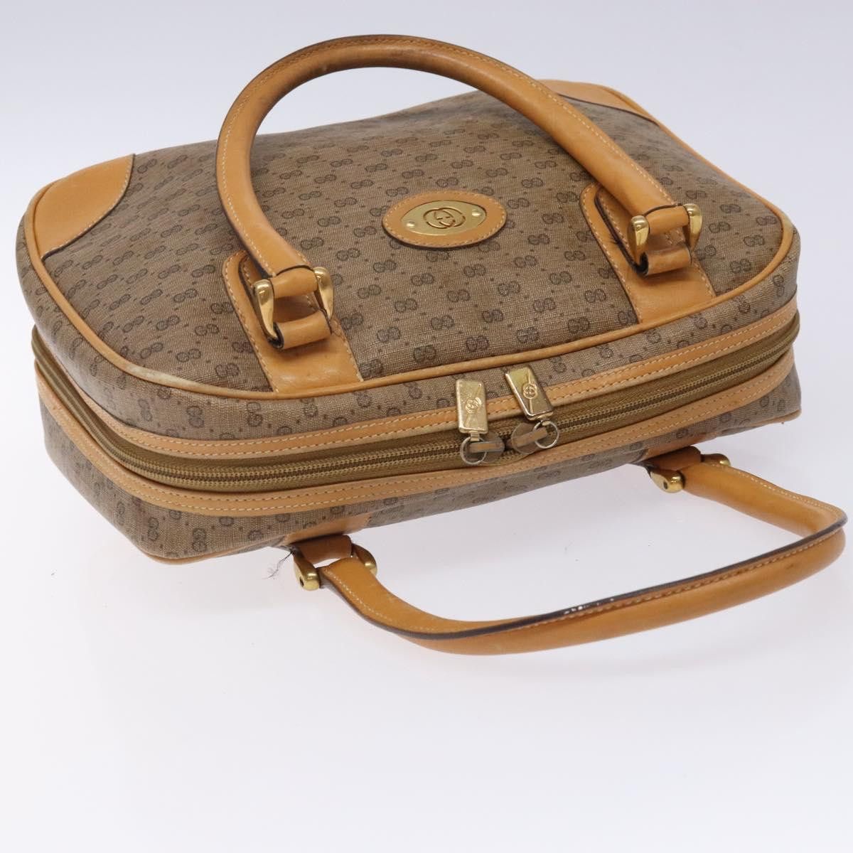 Gucci GUCCI Micro GG Supreme Hand Bag Pvc Beige Gold 000 104 000 Size ONE SIZE - 6 Thumbnail