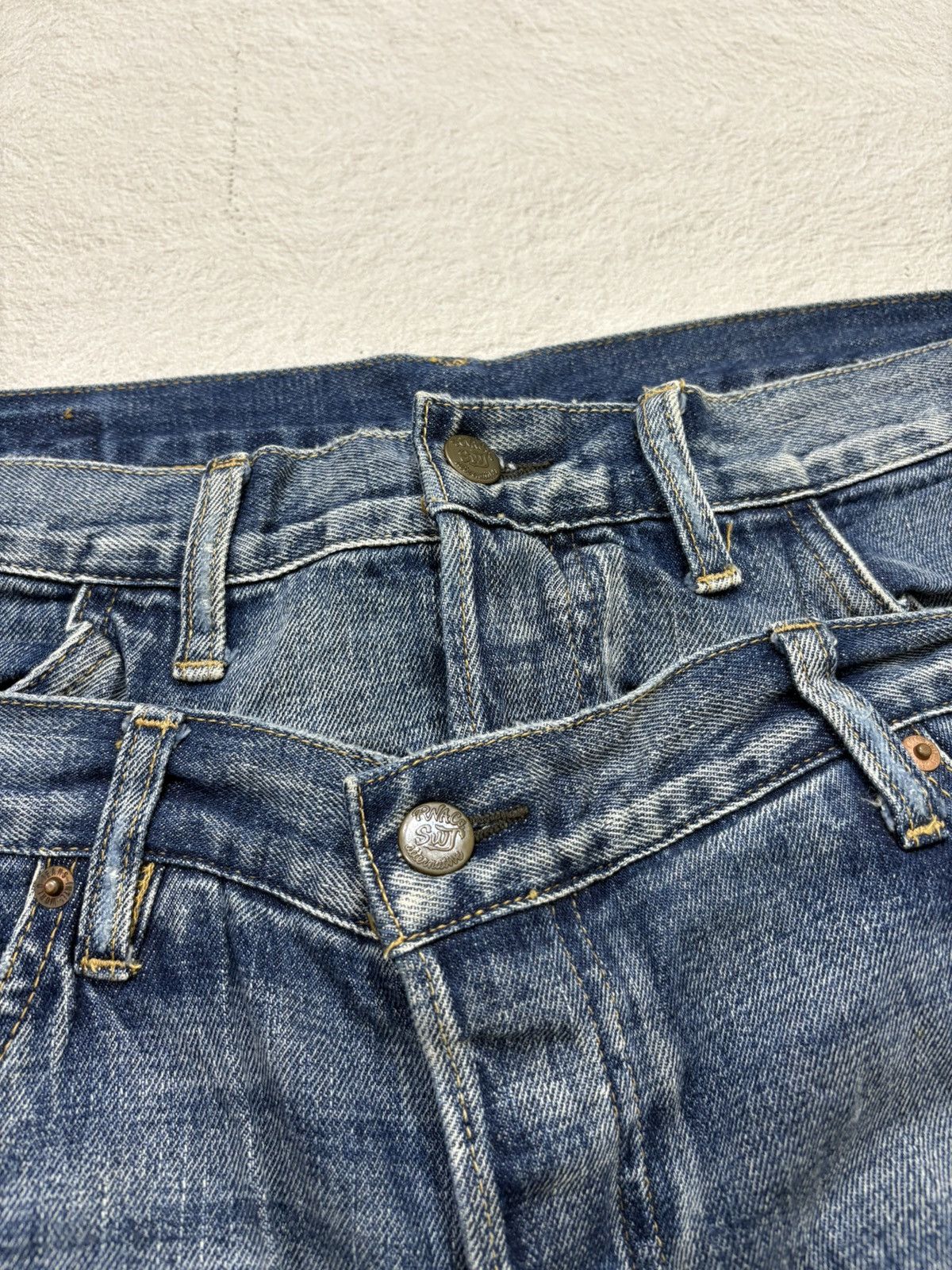 Hysteric Glamour 2000s RNA japan wash denim double Wasit y2k style Size US 32 / EU 48 - 4 Thumbnail