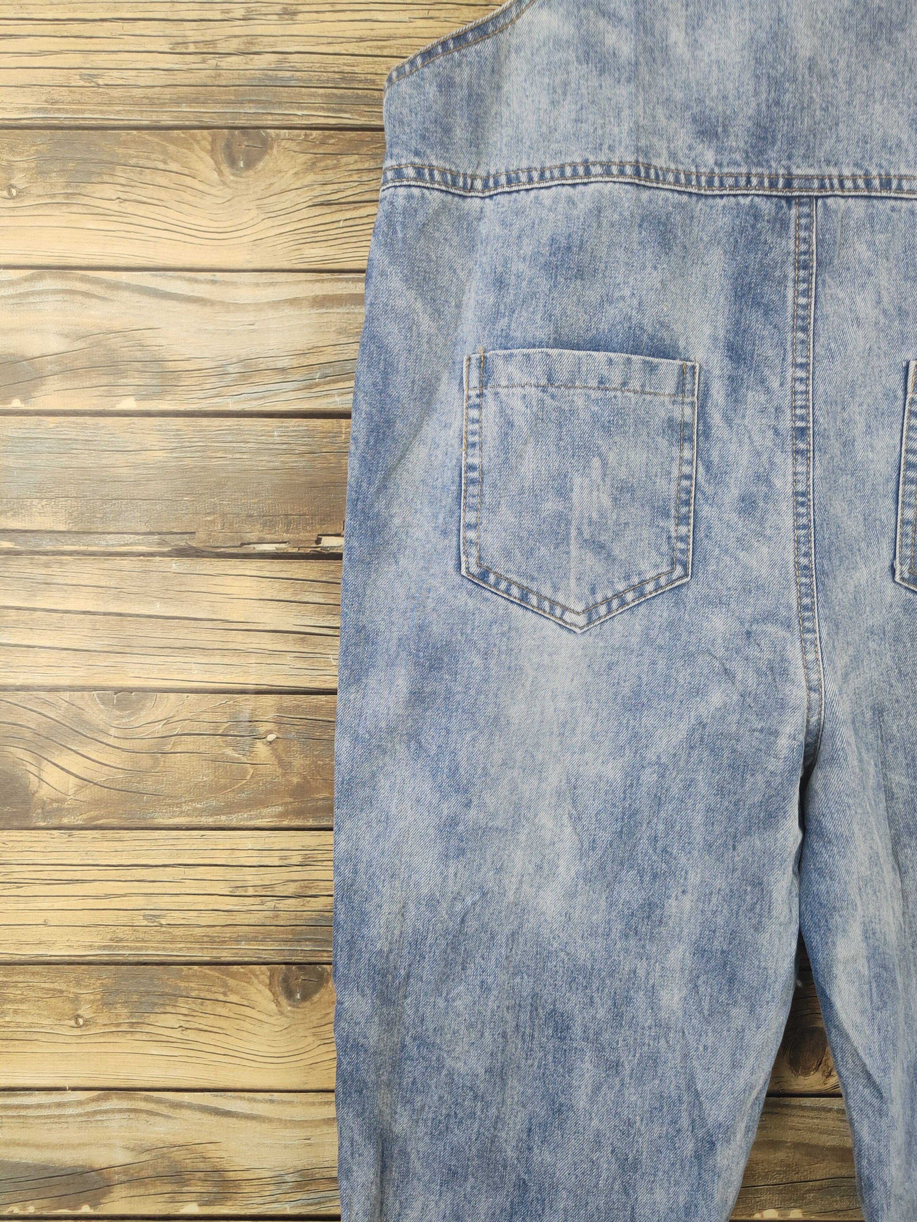 Japanese Brand × Vintage Vintage Japanese Brand Light Blue Denim Jumpsuits Size 36" / US 14 / IT 50 - 14 Thumbnail