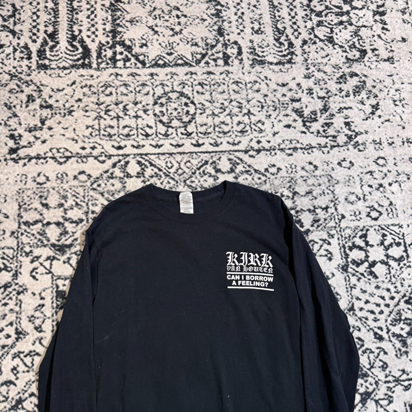 Vintage Vintag Black Cotton Longsleeve Size S Kirk Van Houten Shirt Size US S / EU 44-46 / 1 - 9 Thumbnail