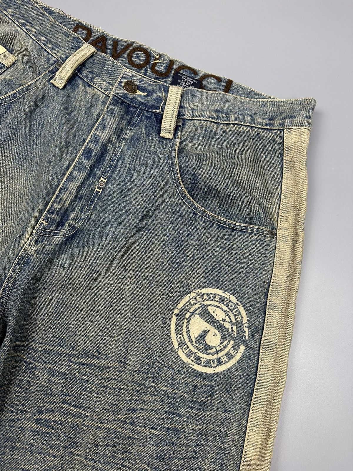 Other VINTAGE DAVOUCCI BAGGY JEANS Size US 36 / EU 52 - 7 Thumbnail