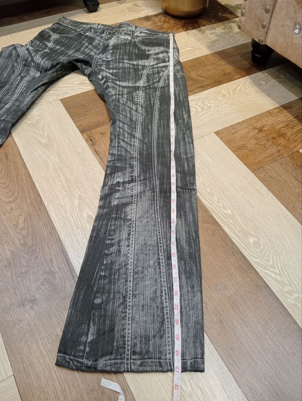 semanticdesign SEMANTIC DESIGN JAPAN WASHED FLARED PANTS Size US 33 - 15 Thumbnail