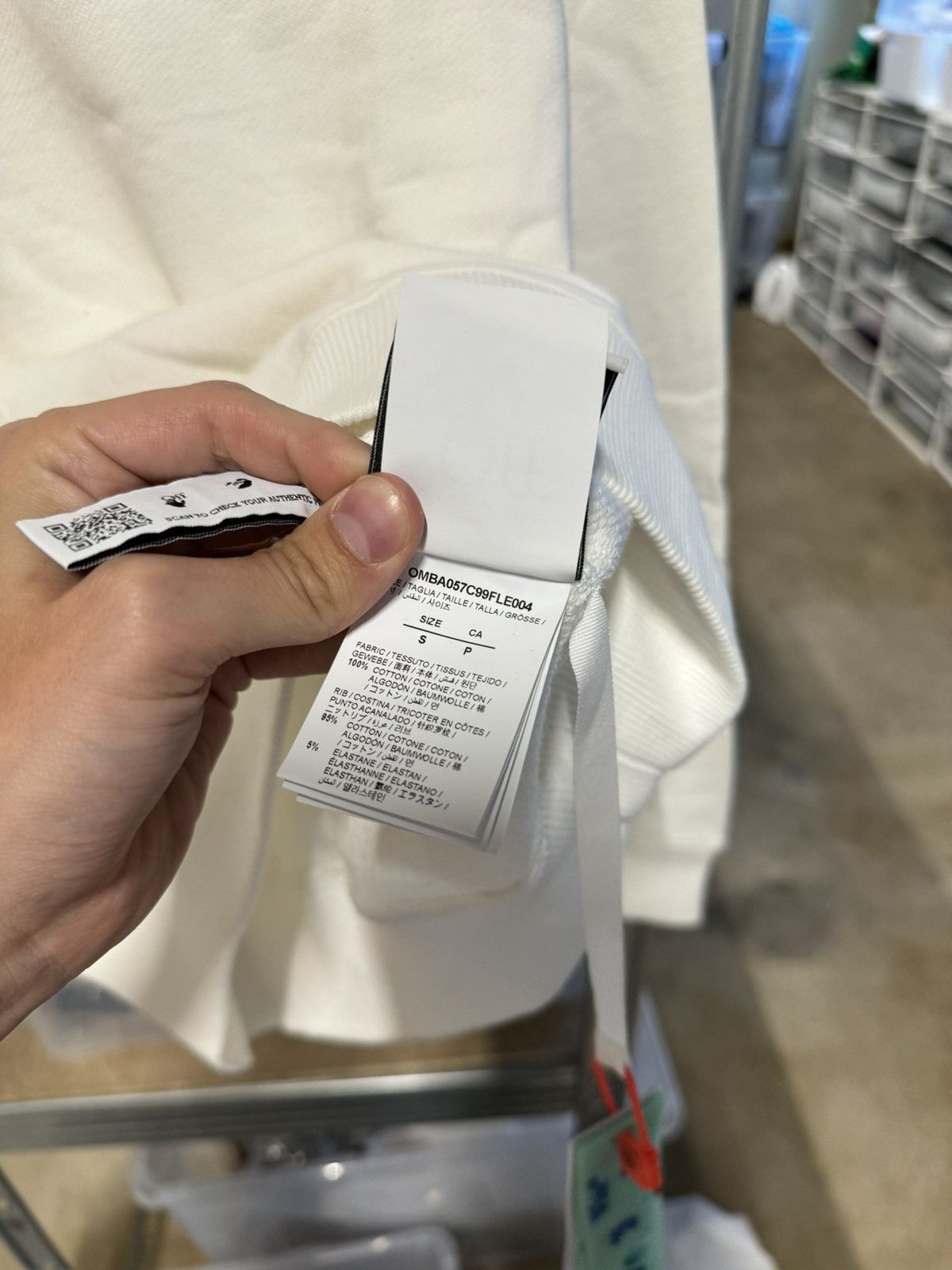 Off-White Off-White Logo Sweatshirt NEW 650$ Size US S / EU 44-46 / 1 - 7 Thumbnail
