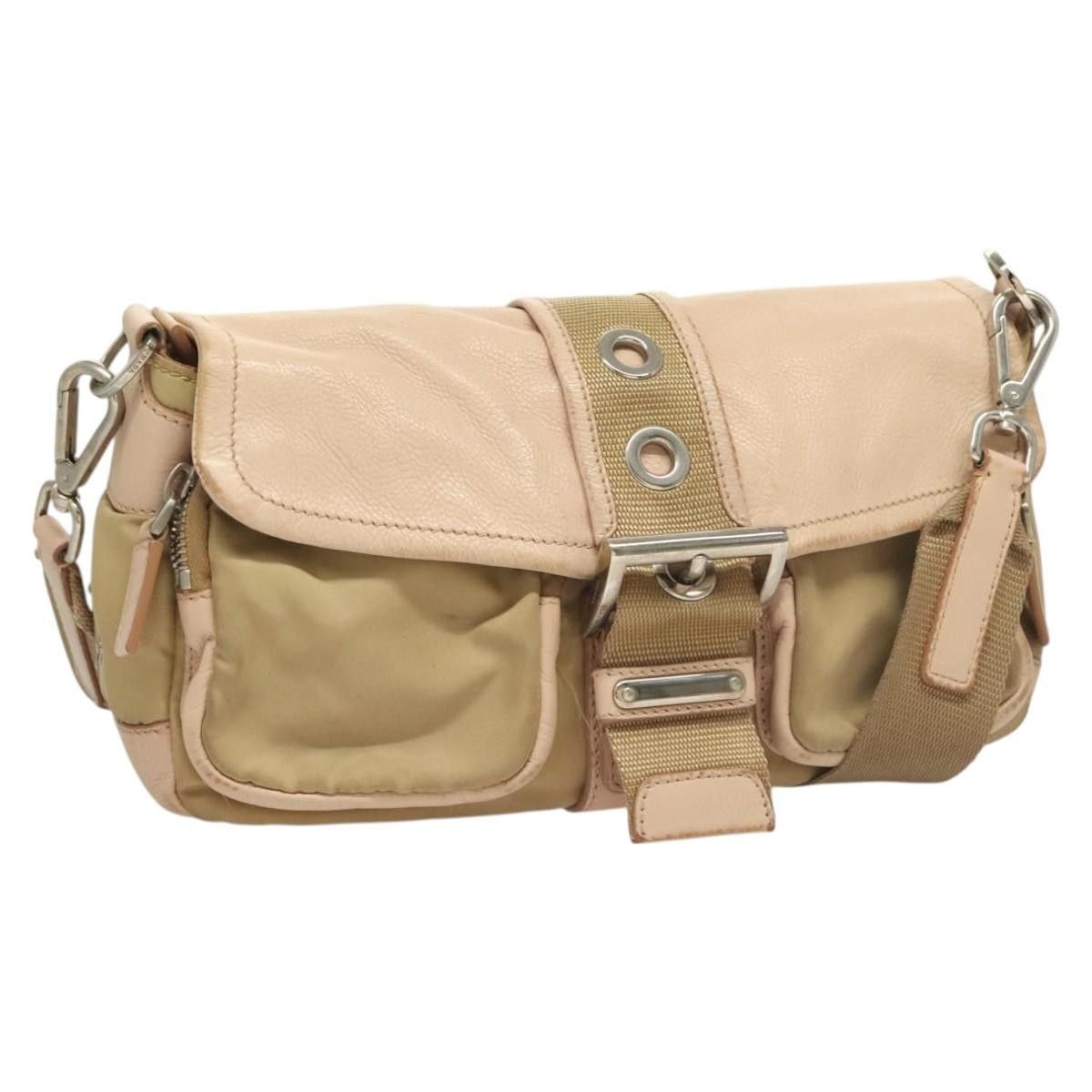 Prada Prada Vintage Flap Shoulder Bag Nylon Size ONE SIZE - 1 Thumbnail