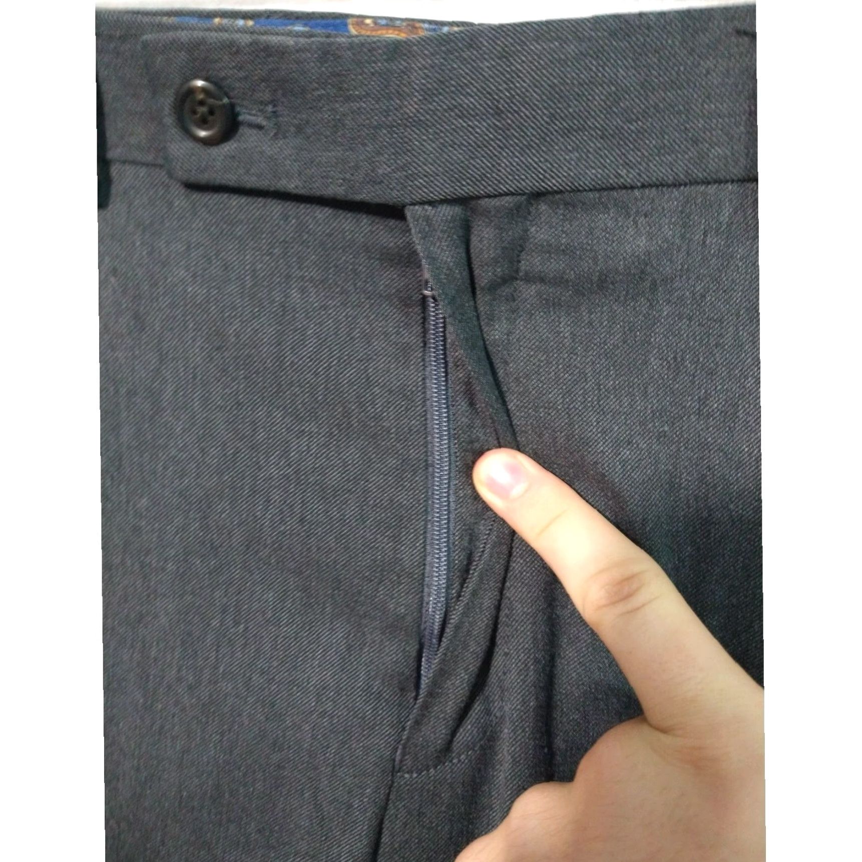 Ralph Lauren Ralph Lauren Dress Pants Mens 34x32 Gray Flat Front Straight Leg Mid Rise Dress Pants Mens Gray 34x32 Front Flat Front Business Casual Formal Size US 34 / EU 50 - 3 Thumbnail