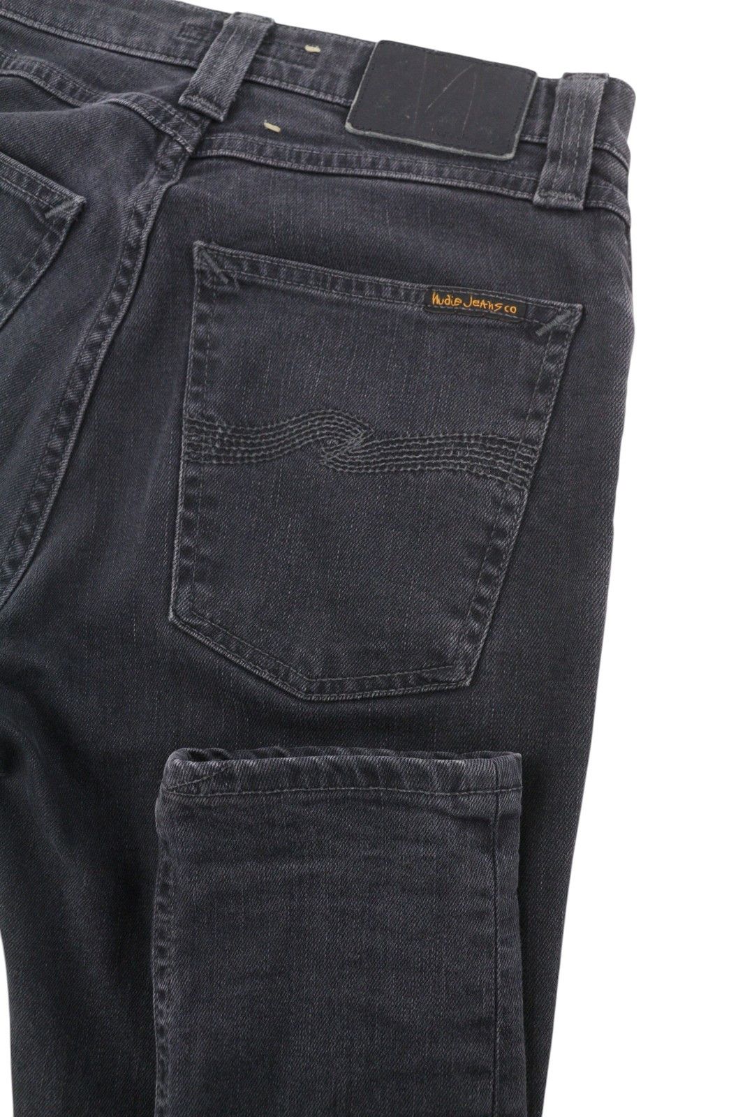 Nudie Jeans PIPE LEN MONOLITH W26/L32 Denim Jeans 88641 Size 26" / US 2 / IT 38 - 5 Thumbnail