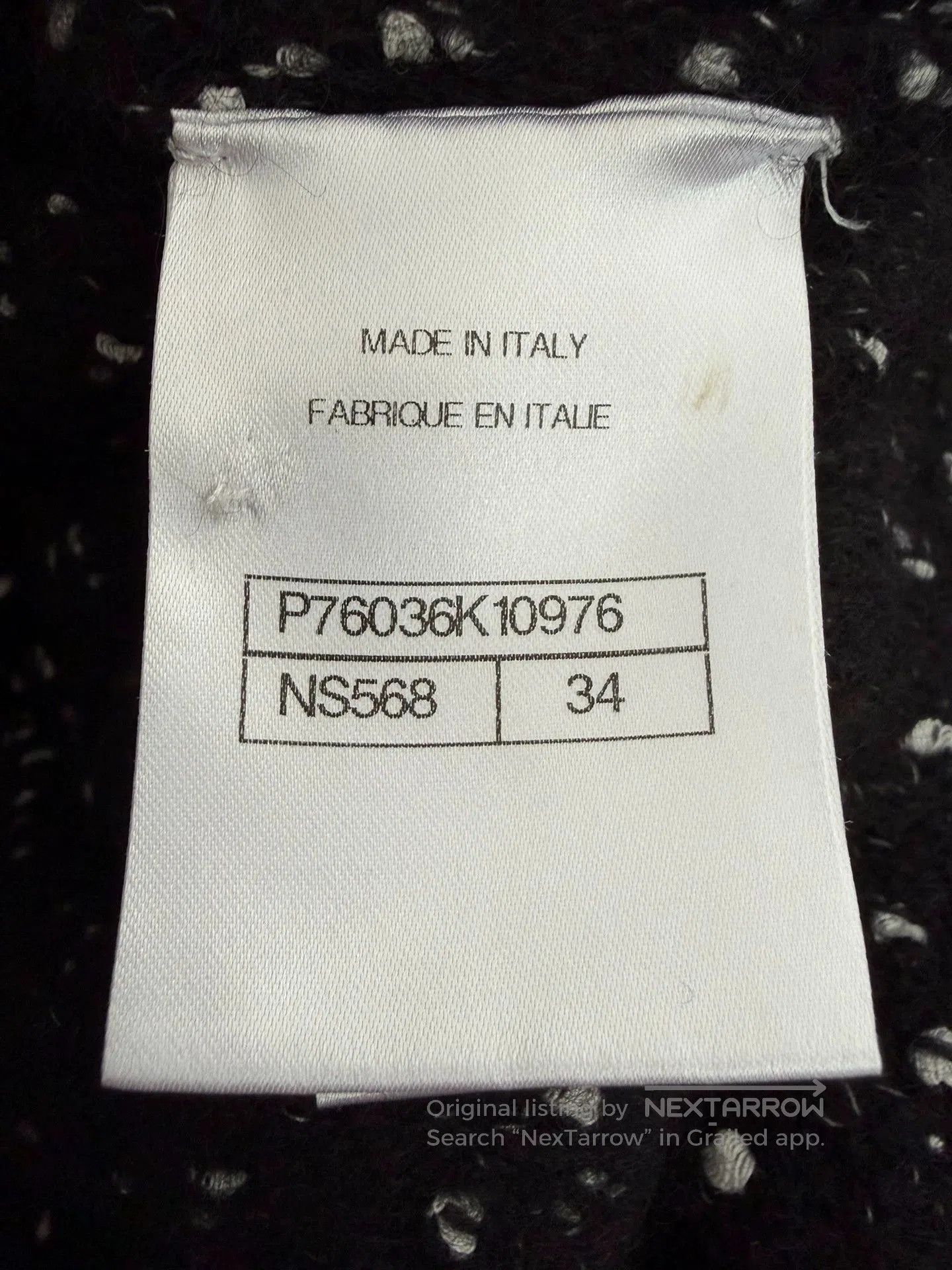 Chanel Chanel Black White Knit Dress 34. Size US 34 / EU 50 - 5 Thumbnail