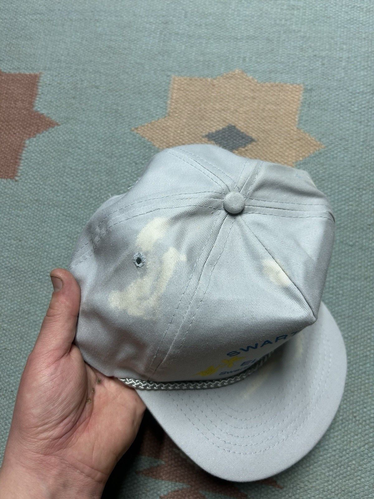 Vintage Vtg SnapBack hat Swartz creek elevator Michigan farm corn Size ONE SIZE - 4 Thumbnail
