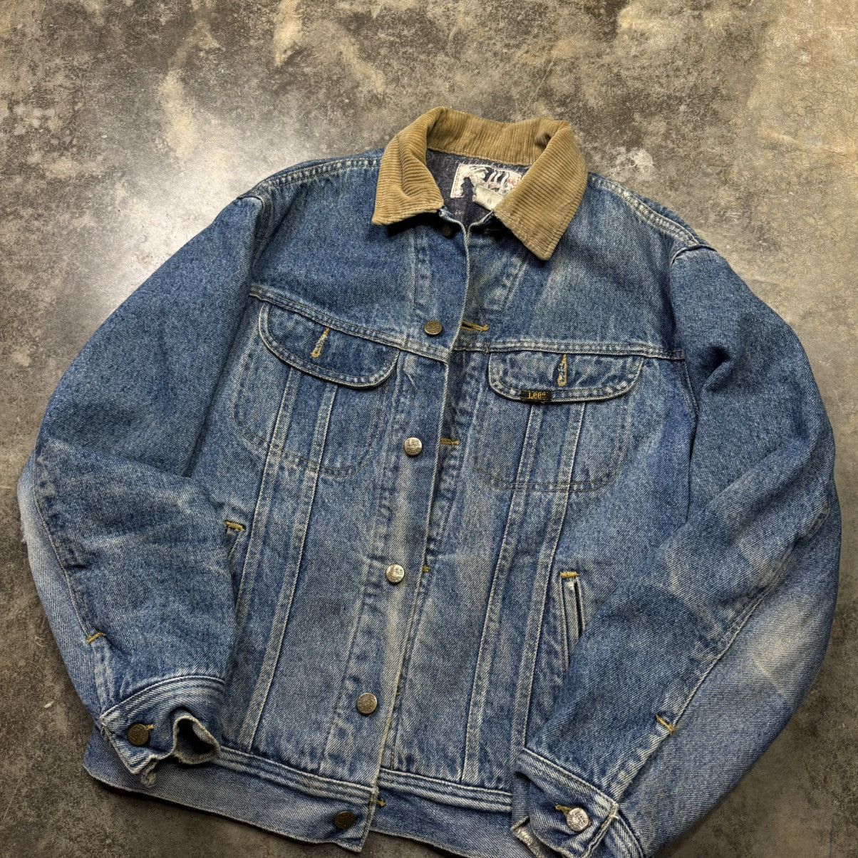 Vintage vintage 70s lee stormrider denim blanket lined jean jacket Size US M / EU 48-50 / 2 - 3 Thumbnail