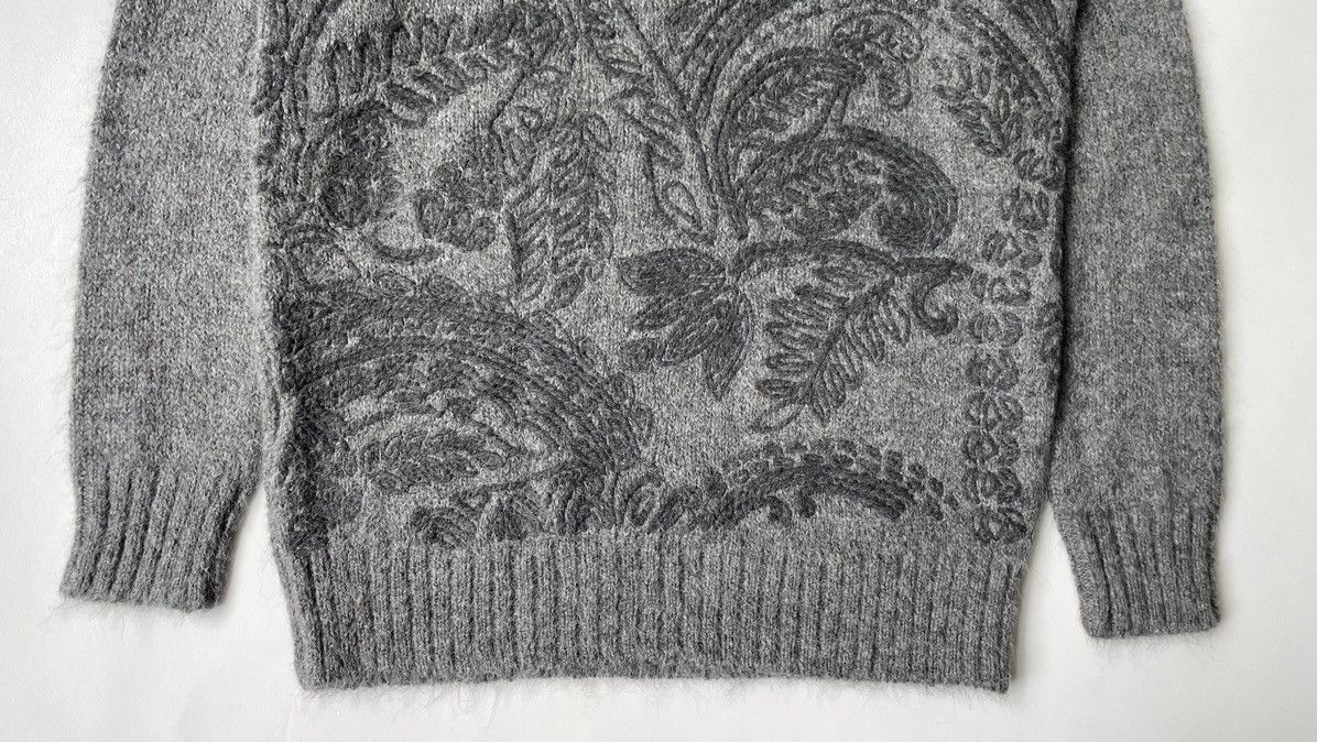 Dries Van Noten Sample Embroidered Mohair Sweater Size US M / EU 48-50 / 2 - 9 Thumbnail