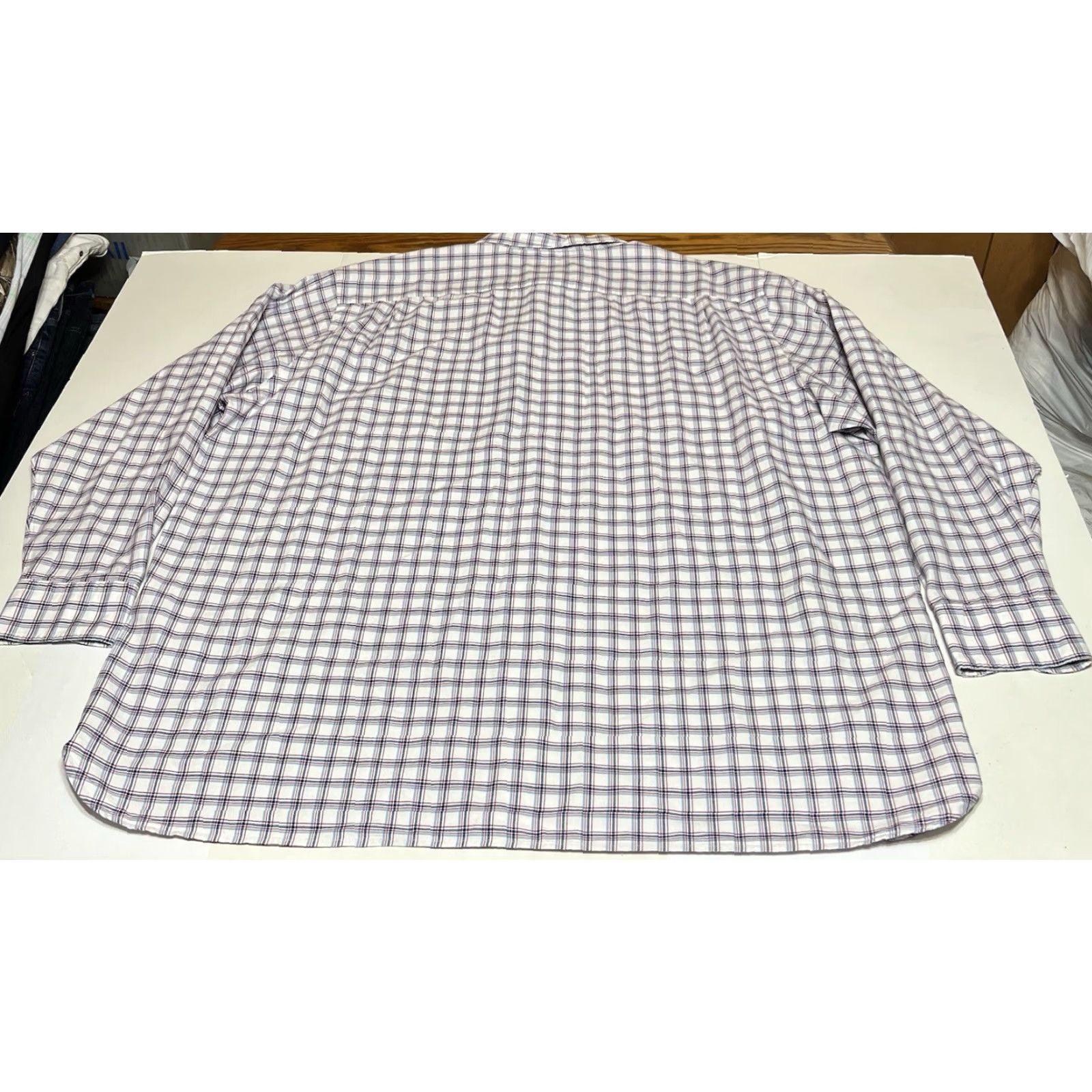 Cremieux CREMIEUX Mens 4XT Plaid Button-Down Shirt 100% Cotton Flannel Long Sleeve NWT Shirt Mens 4XT Multicolor Plaid Button-Up Classic Casual Size US XXL / EU 58 / 5 - 3 Thumbnail