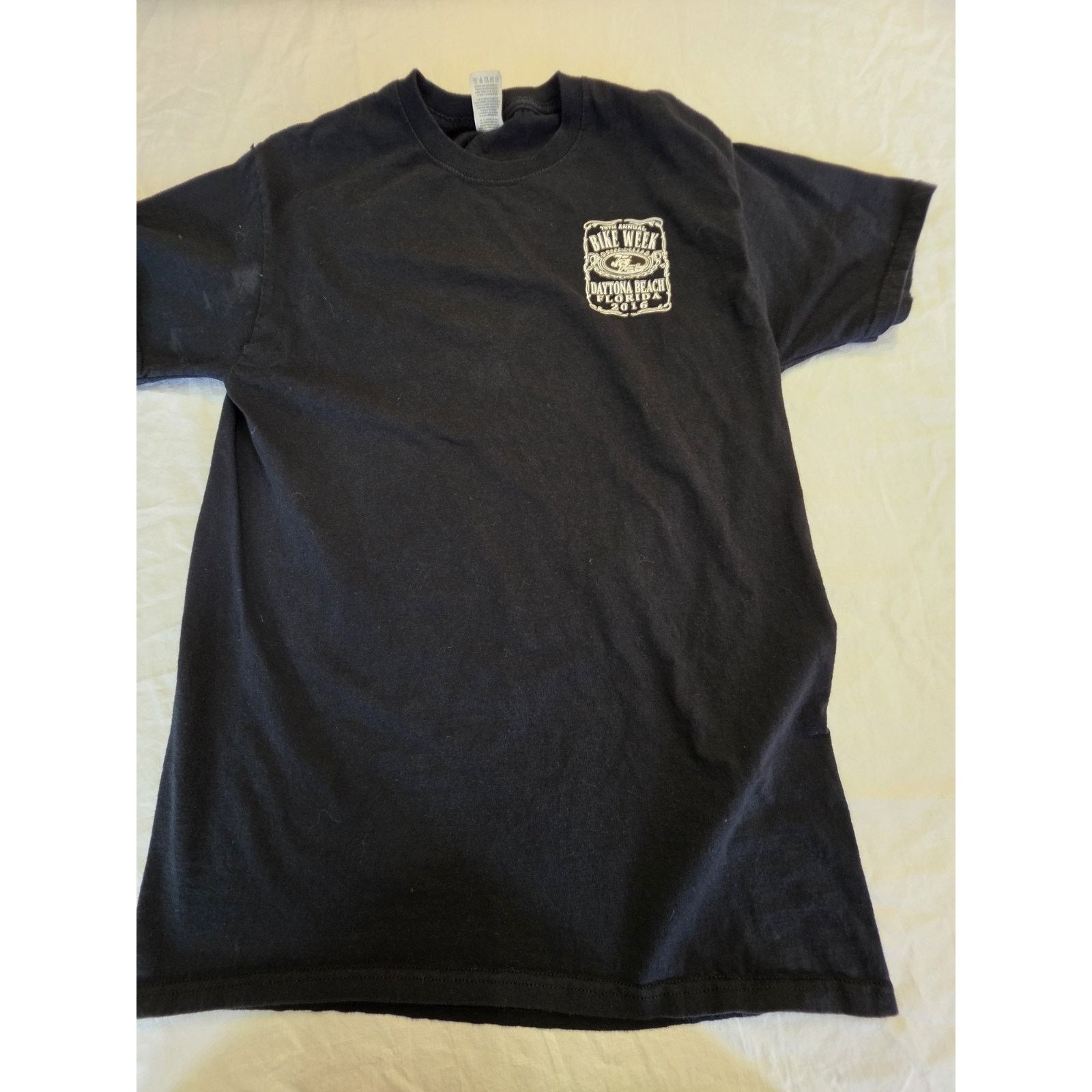 Fruit Of The Loom Daytona Beach Florida 2016 Bike Week Men's Size Medium Size US M / EU 48-50 / 2 - 1 Thumbnail