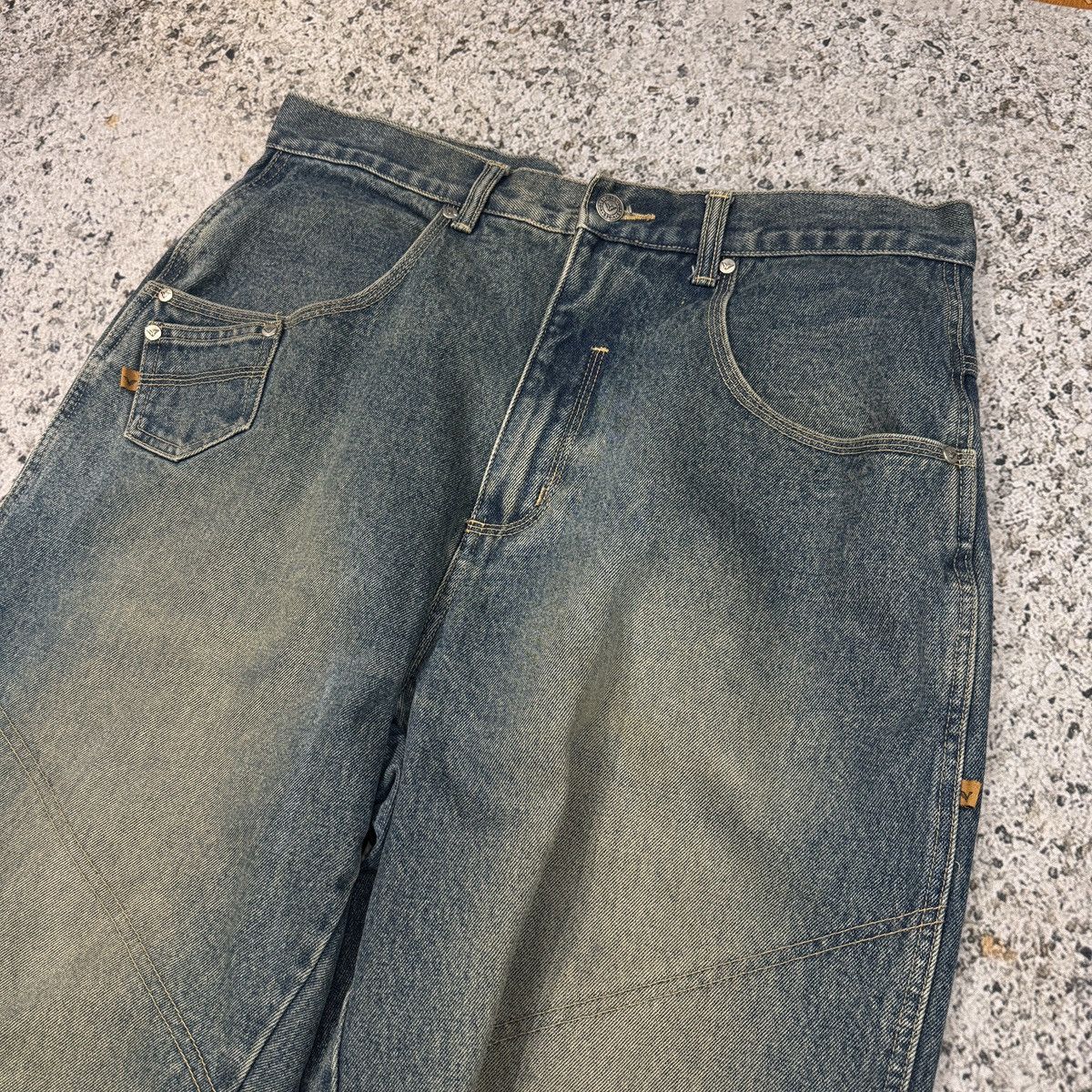 Vintage 90s Faded Vibes Jeans Baggy Wide Leg Skater Denim ERD Grunge Size US 34 / EU 50 - 9 Thumbnail