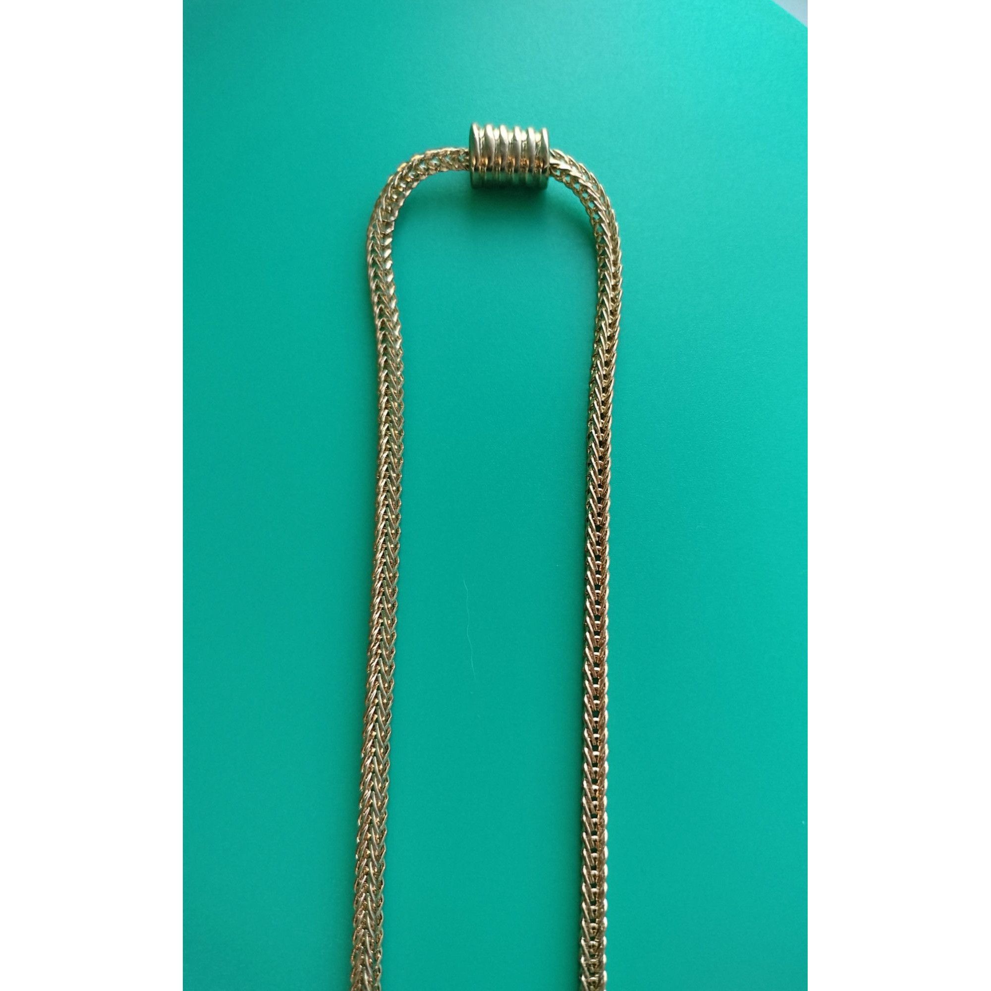 Other Vintage Gold Tone Necklace Magnetic Clasp Double Faux Pearl Size ONE SIZE - 6 Thumbnail