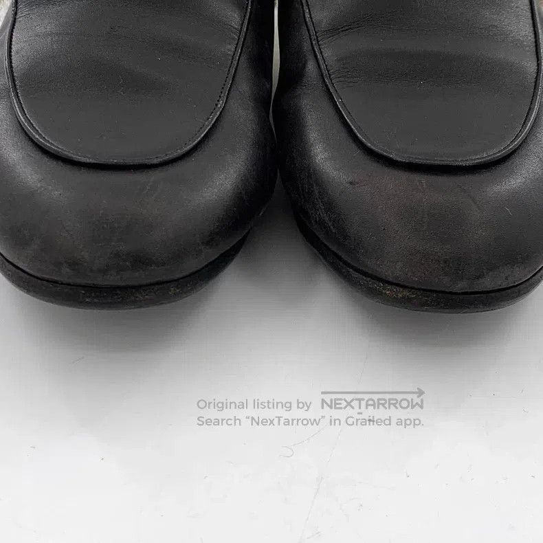 Gucci Gucci Black round toe leather horse buckle casual flat wra Size US 7.5 / IT 37.5 - 8 Thumbnail