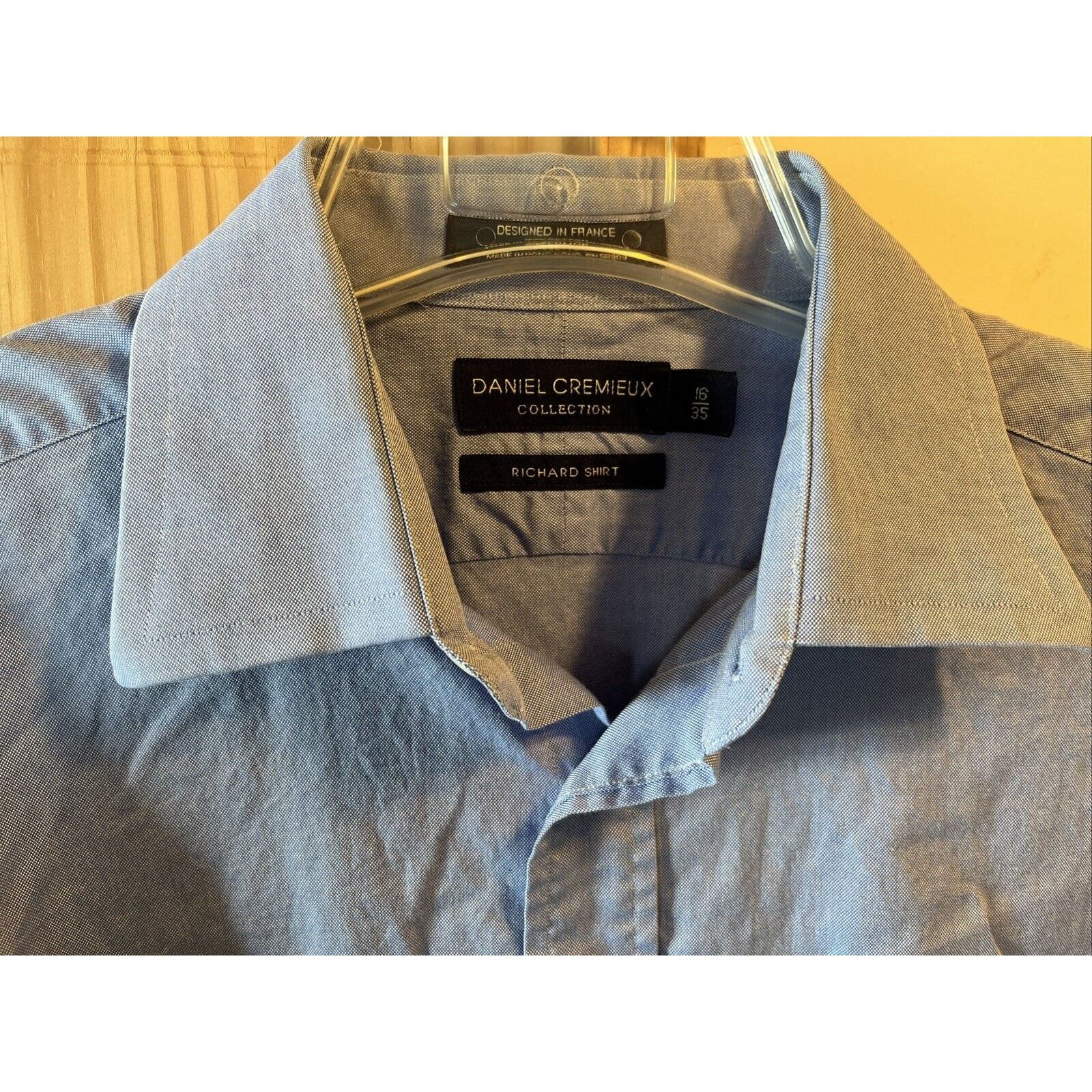 Daniel Cremieux Daniel Cremieux Men’s 16 35 blue LS cotton richard shirt Size US L / EU 52-54 / 3 - 4 Thumbnail