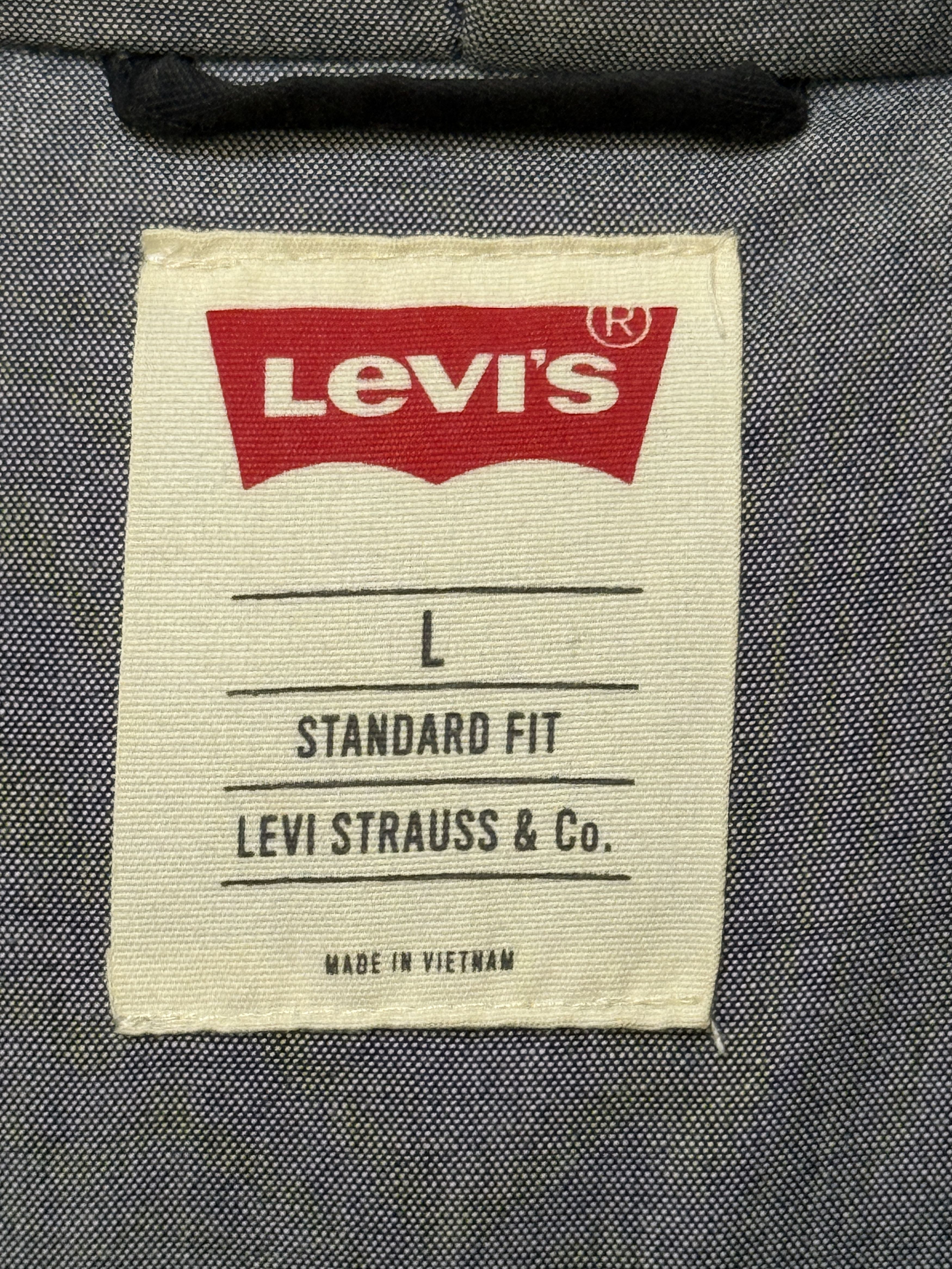 Levi's Bomber puffer levis size L dark gray multipocket goose down Size US L / EU 52-54 / 3 - 11 Thumbnail