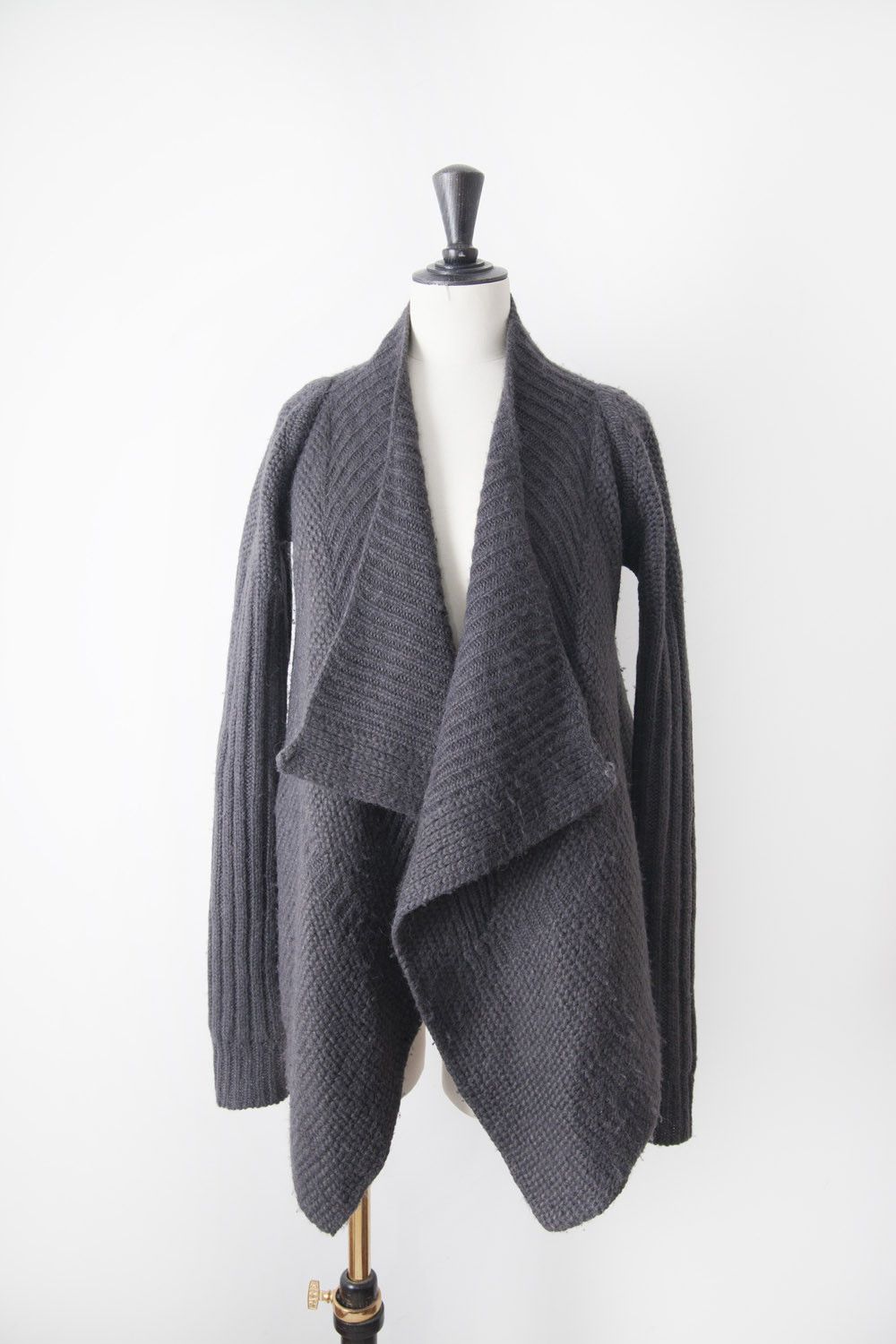 Rick Owens AW10 Gleam alpaca cardigan Size S / US 4 / IT 40 - 1 Thumbnail