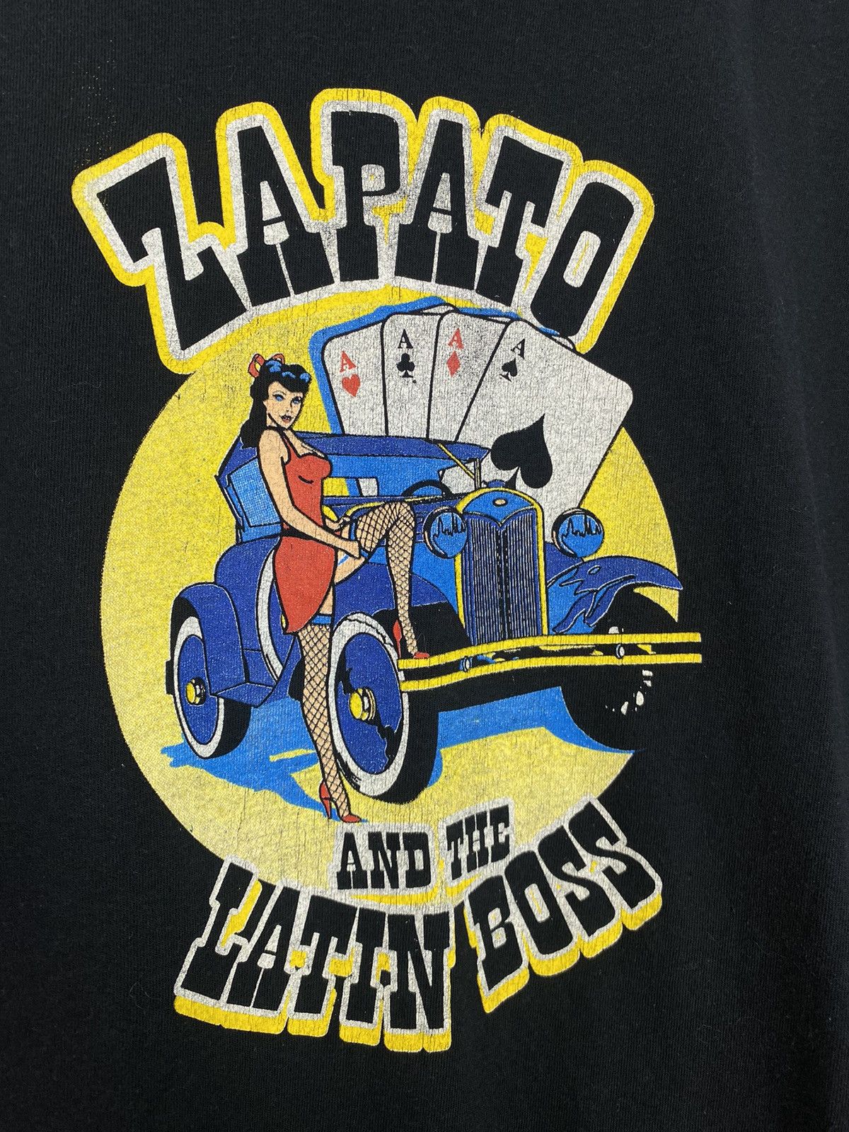 Vintage Zapato and the Latin Boss Screen Stars Vintage t-Shirt L 90s Size US L / EU 52-54 / 3 - 9 Thumbnail