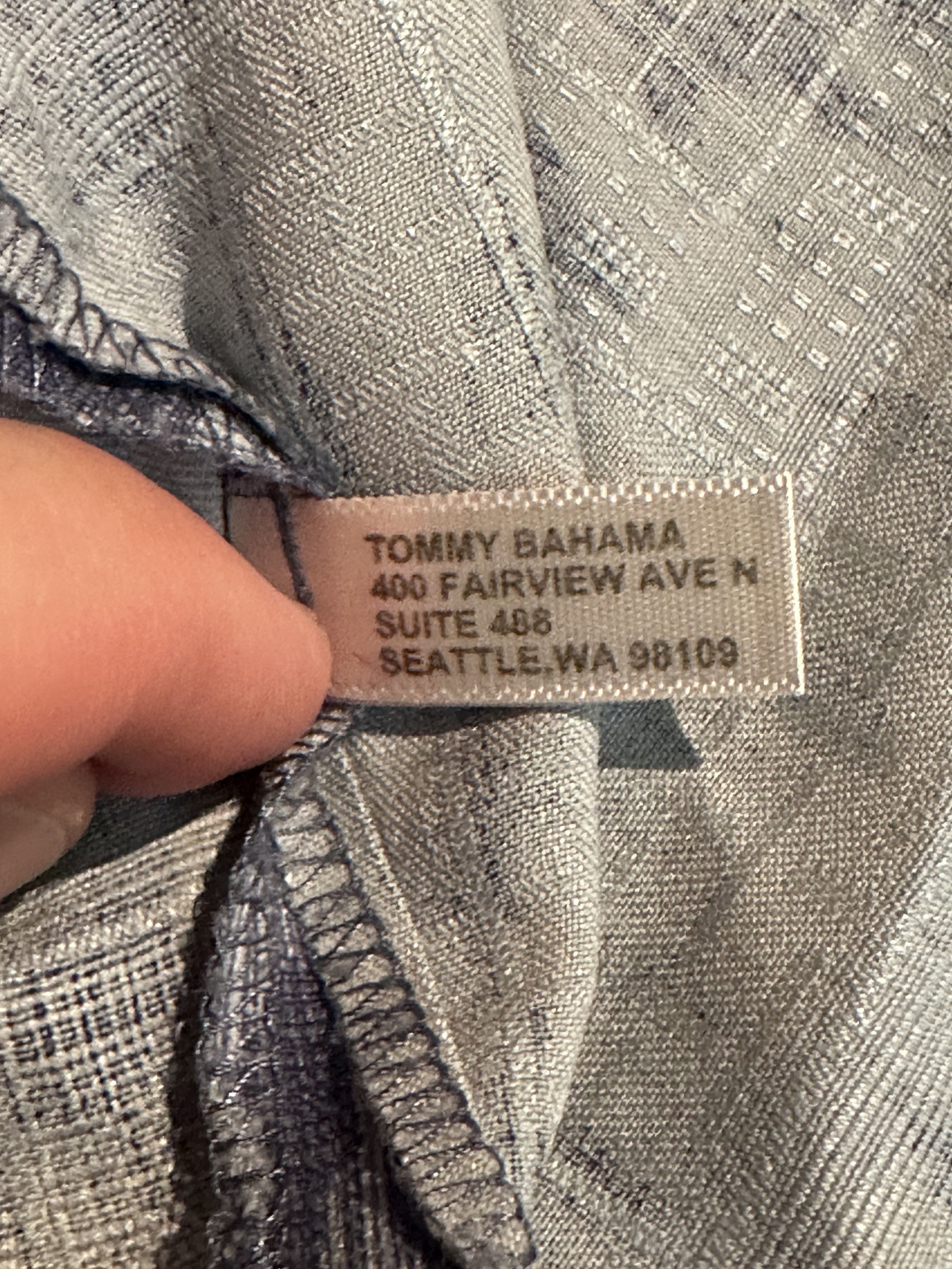 Tommy Bahama Tommy Bahama Blue Silk Hawaiian Shirt Size US L / EU 52-54 / 3 - 10 Thumbnail