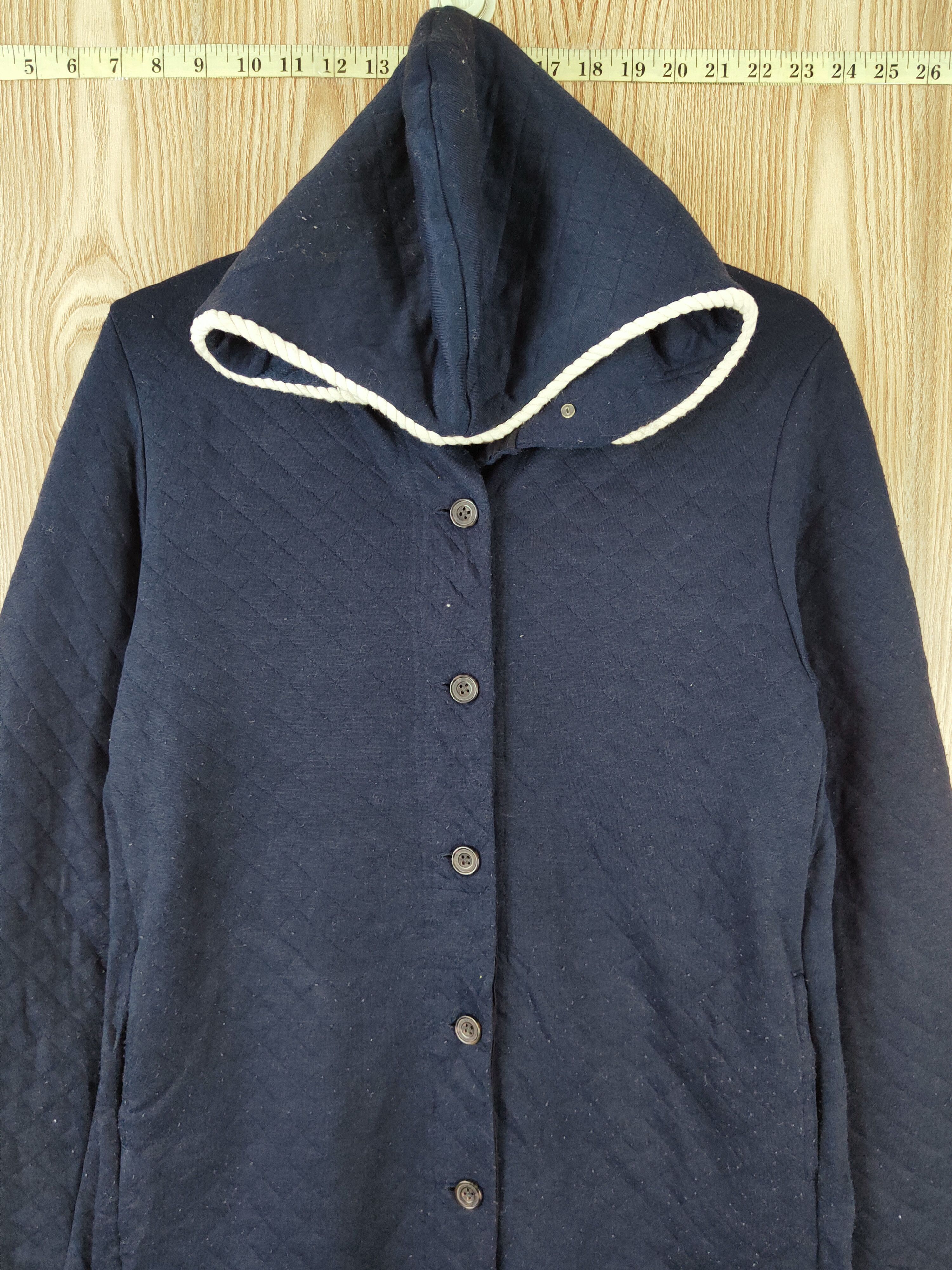 Japanese Brand × Vintage Vintage Design 💥 No Jean Navy Hoodie Sweaters Size L / US 10 / IT 46 - 2 Thumbnail